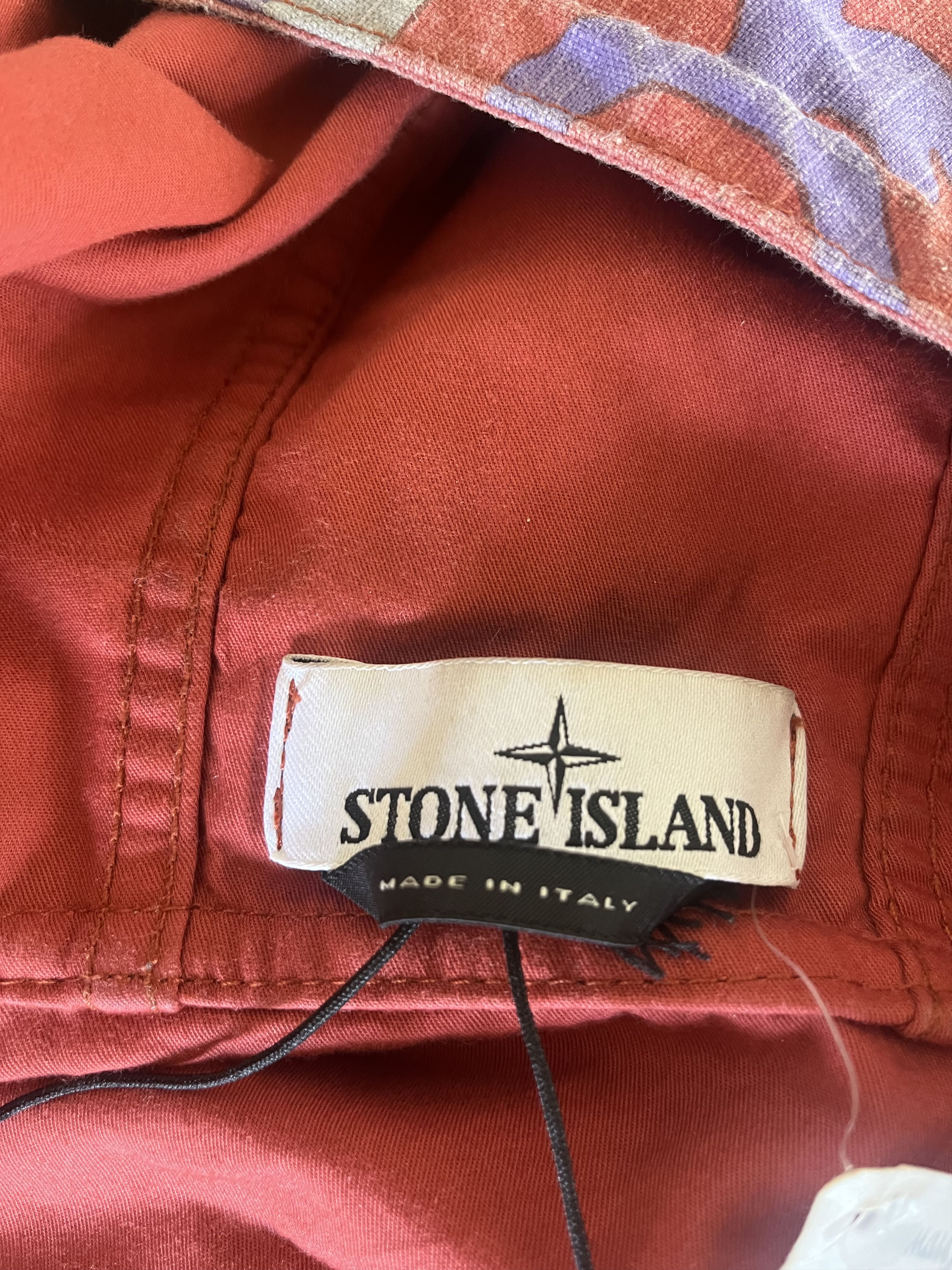 Stone Island Stone island Heritage Camo Hooded Jacket Brick Size US L / EU 52-54 / 3 - 2 Thumbnail