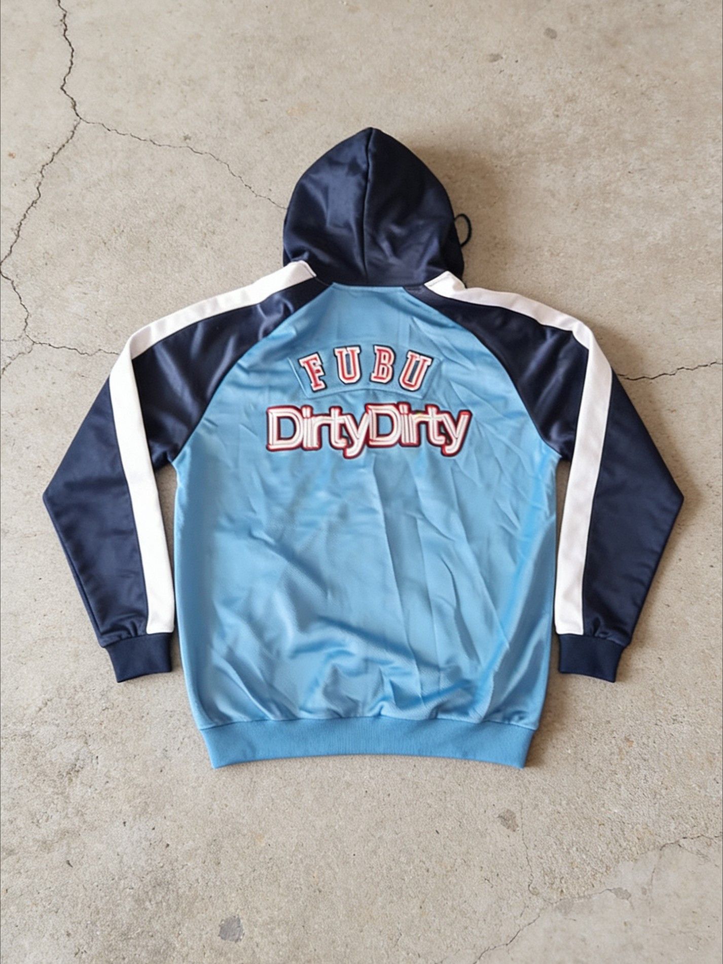 Fubu Fubu dirtydirty logo zipup hoodie Size US XL / EU 56 / 4 - 1 Thumbnail