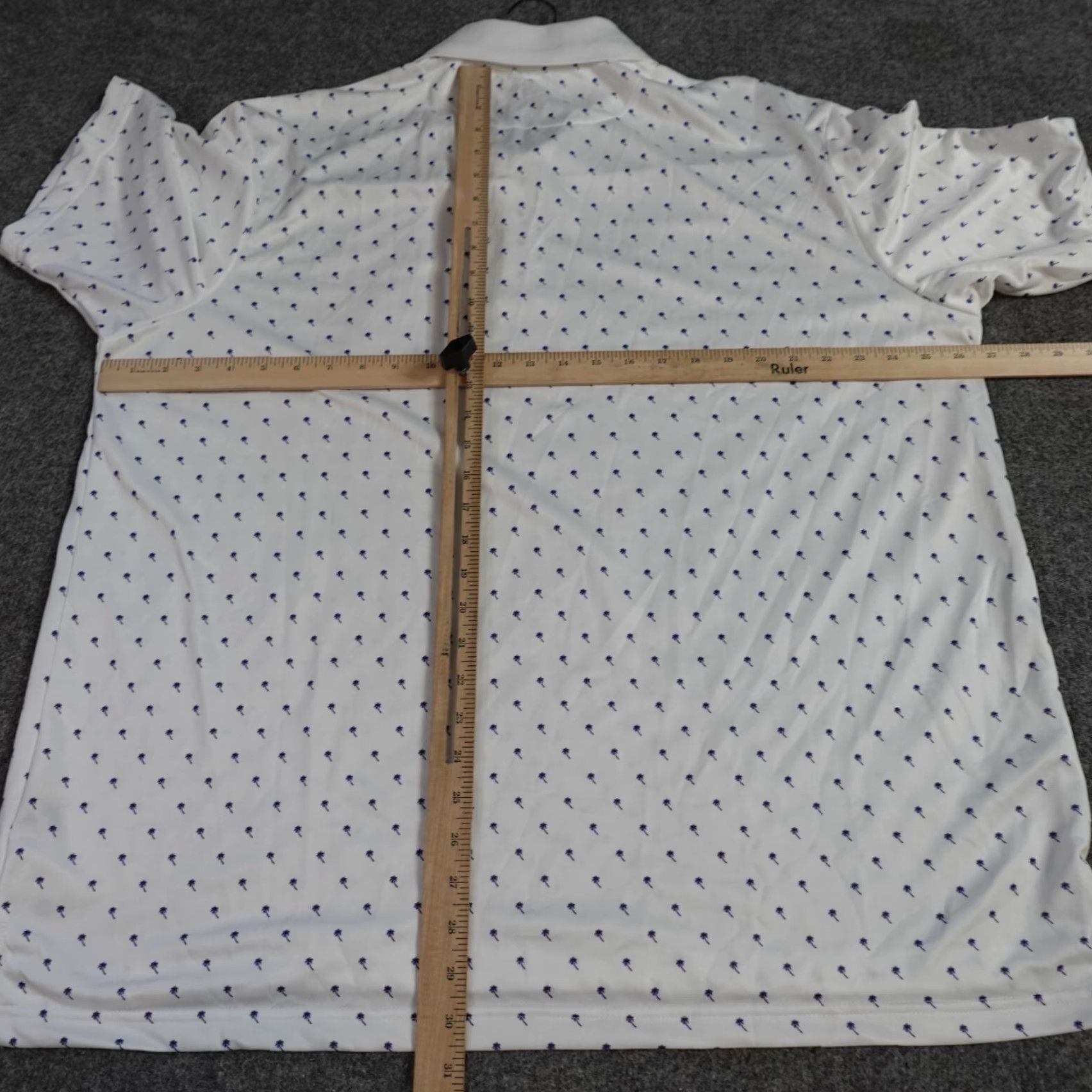 Vintage Kilburne and Finch Mens Polo Shirt 2XL White All Over Palm Trees NEW Shirt Men 2XL White Palm Trees Sports Polo Size US XXL / EU 58 / 5 - 5 Thumbnail