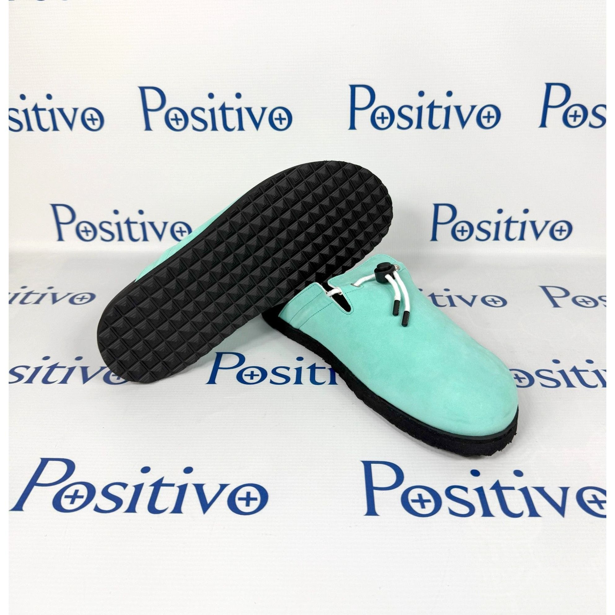 Buscemi Buscemi Pietro New Camoscio Turquoise Leather Slippers US 11 Size US 11 / EU 44 - 6 Thumbnail
