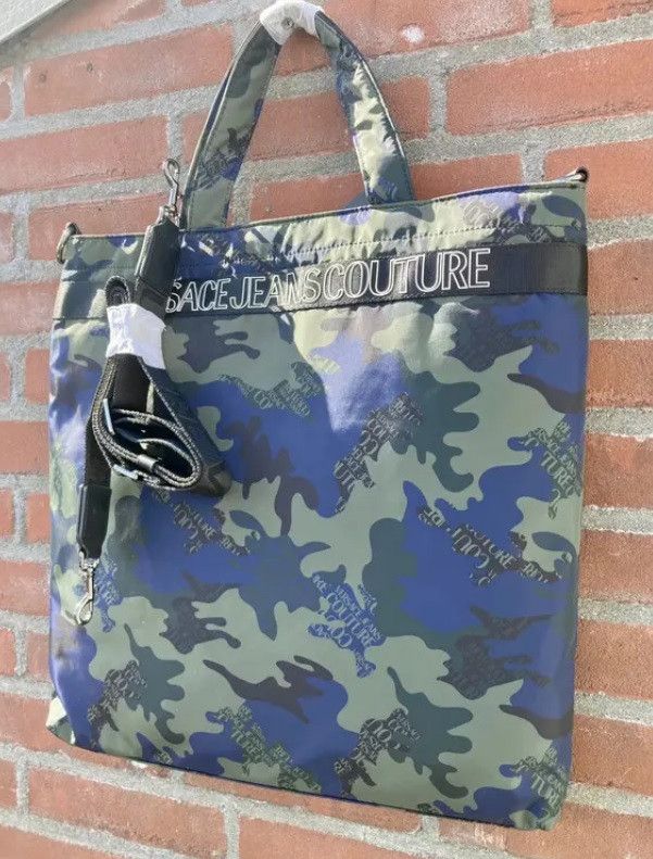 Versace Versace camouflage tote helmet bag shopper new ds Size ONE SIZE - 2 Thumbnail