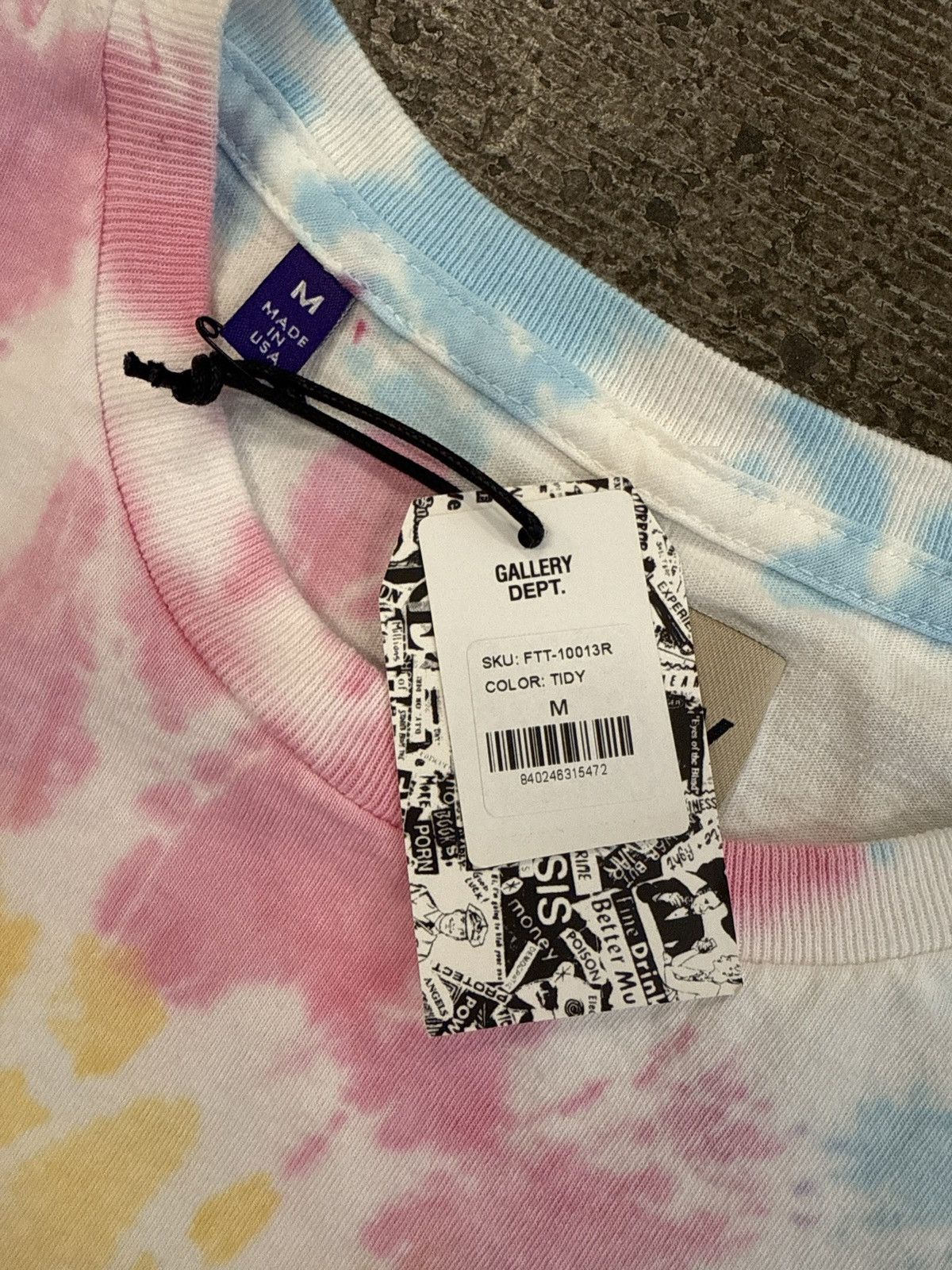 Gallery Dept. Gallery Dept. French Logo Tie Dye MultiColor Size US M / EU 48-50 / 2 - 3 Thumbnail