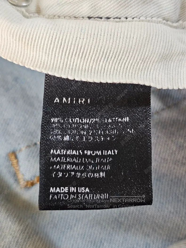 Amiri Amiri Denim Jeans Size US 38 / EU 54 - 6 Thumbnail