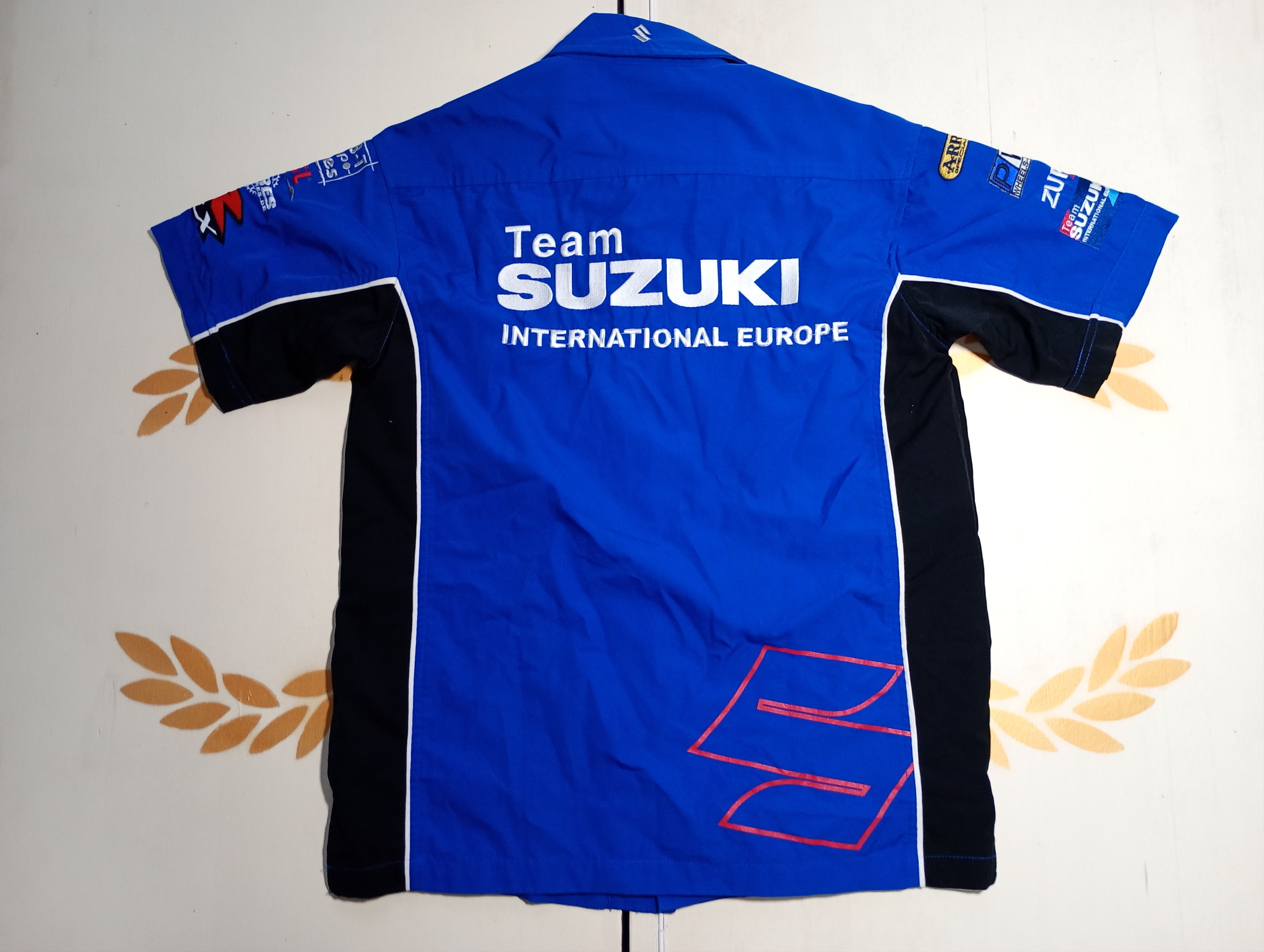 Vintage Suzuki Team International Europe Shirt Vintage 90's Size US M / EU 48-50 / 2 - 12 Thumbnail