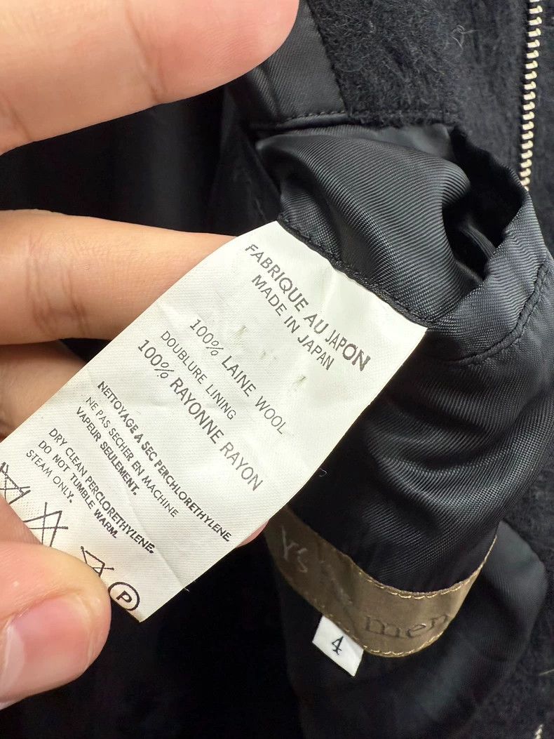 Yohji Yamamoto yohji yamamoto Plush collarless parka coat 2502-Nextarrow Size US XL / EU 56 / 4 - 7 Thumbnail