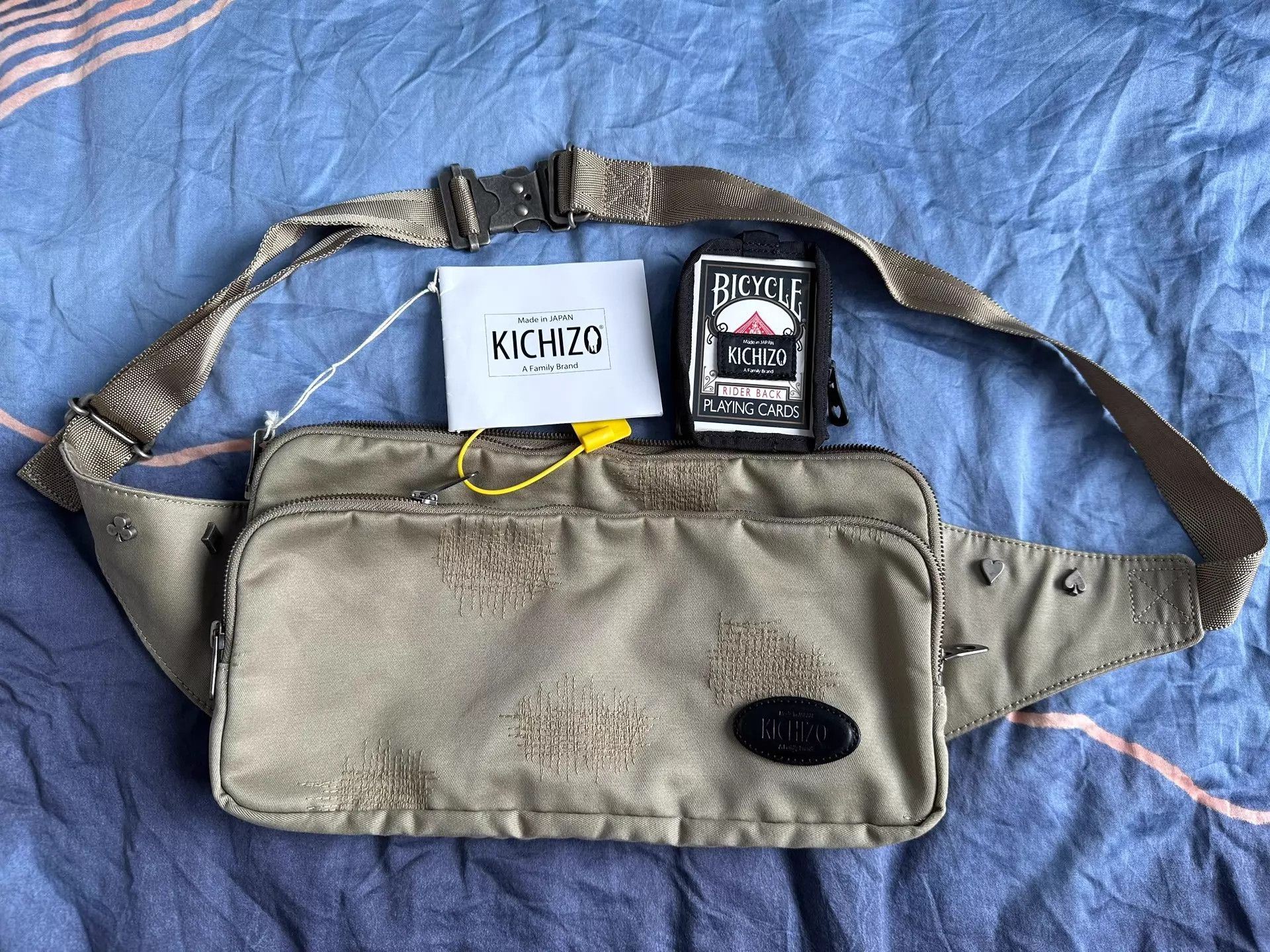 Porter Classic PORTER CLASSIC KICHIZO Khaki Poker 33×19 Crossbody Bag Size ONE SIZE - 1 Thumbnail