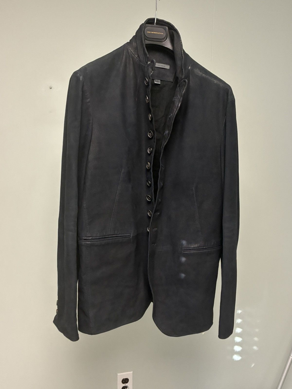 John Varvatos Suede Multibutton jacket EU 48 USA 38 Size US M / EU 48-50 / 2 - 6 Thumbnail