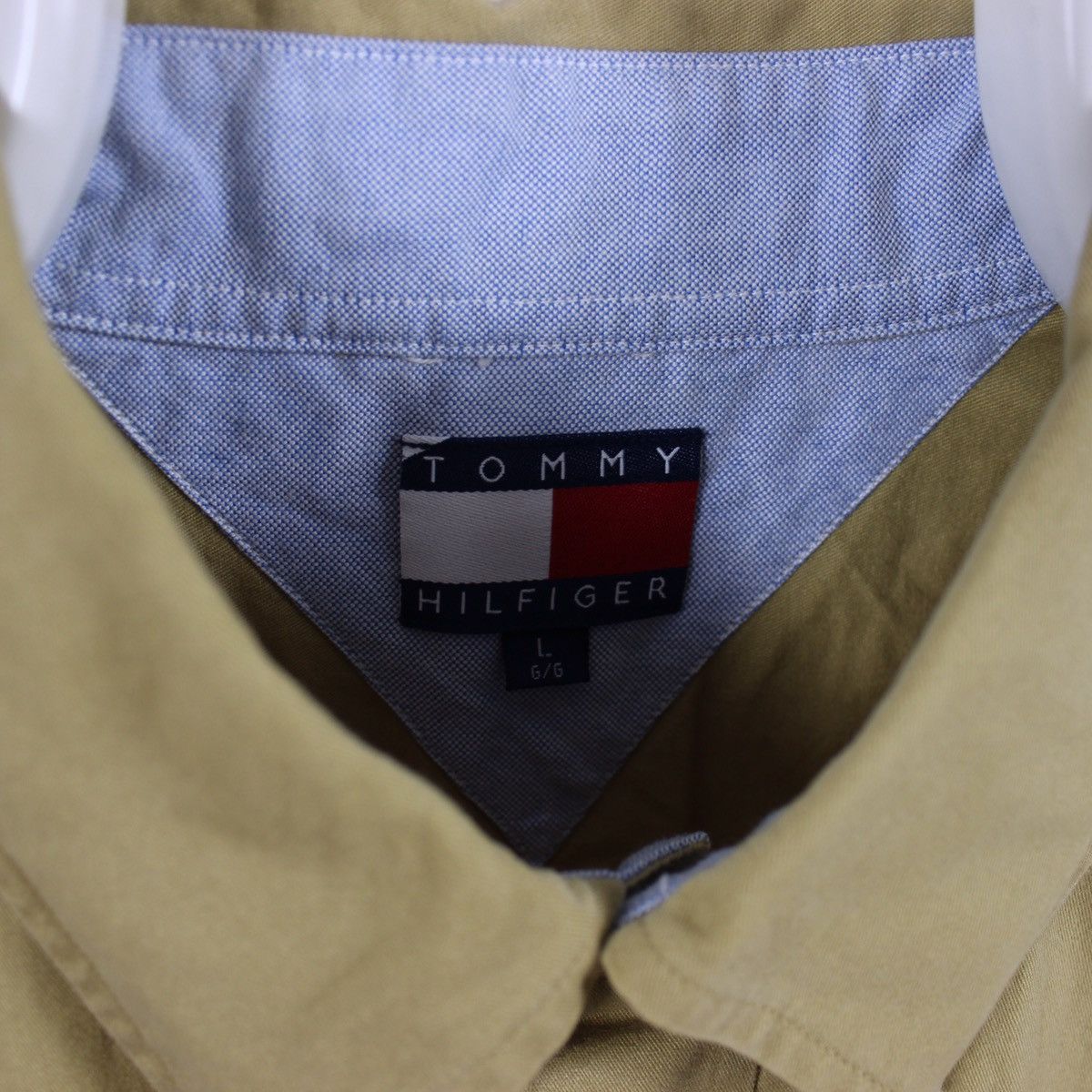 Tommy Hilfiger Vintage Tommy Hilfiger Long Sleeve Shirt Size US L / EU 52-54 / 3 - 3 Thumbnail