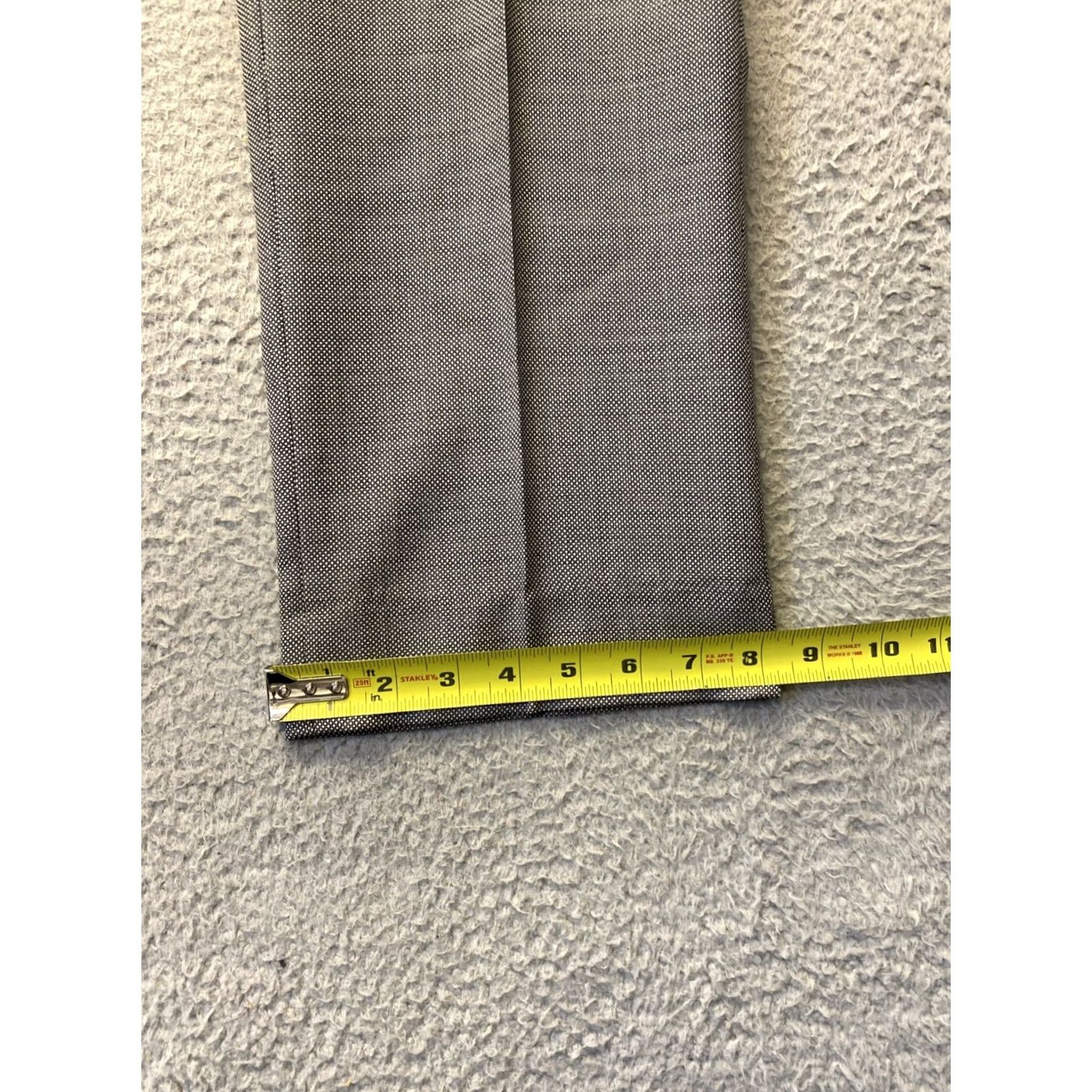Vintage Linea Naturale Dress Pants Men 34x32 Wool Gray Dress Pants Mens Size US 34 / EU 50 - 7 Thumbnail