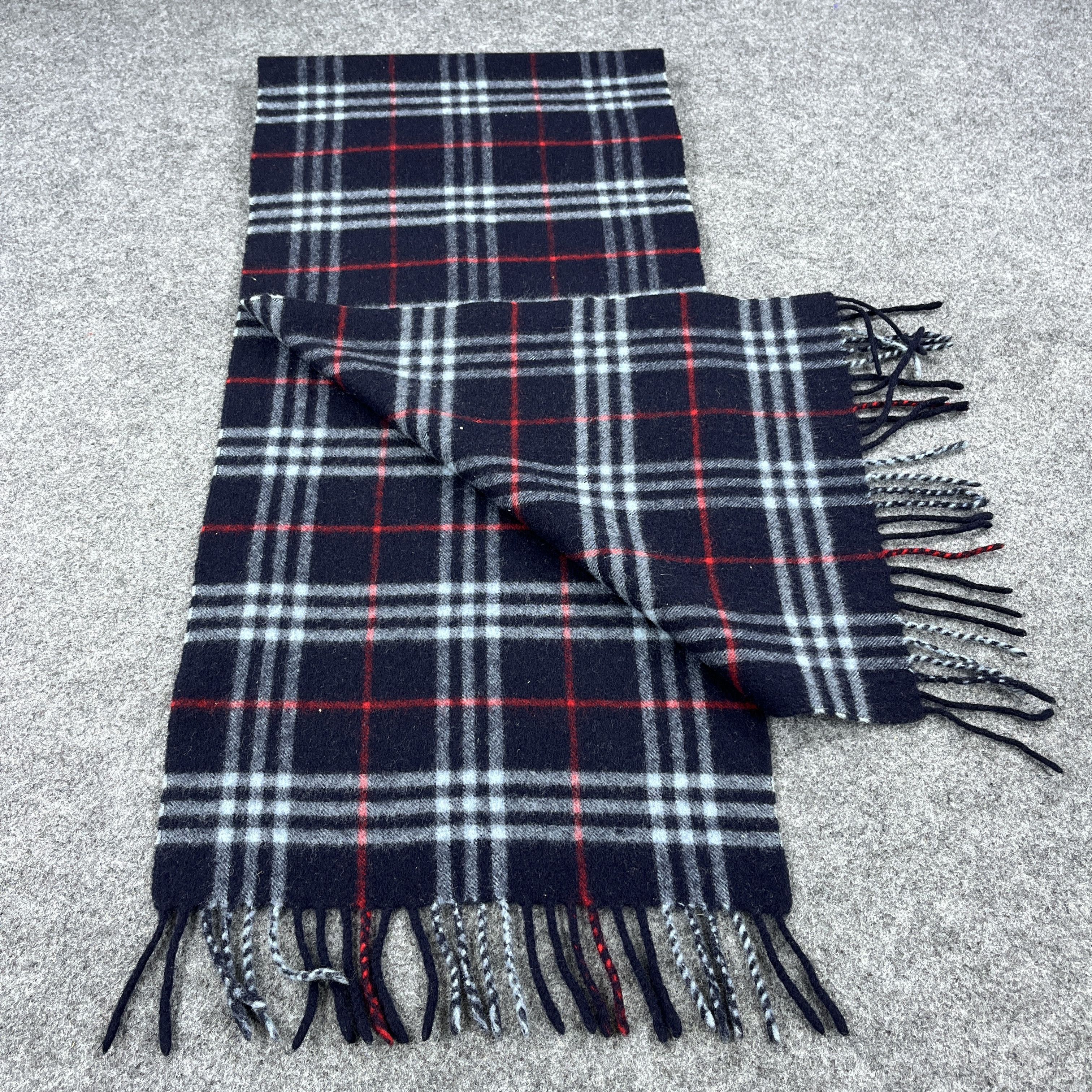 Burberry × Vintage Burberry Scarf / Muffler / Neckwear T1513 Size ONE SIZE - 3 Thumbnail