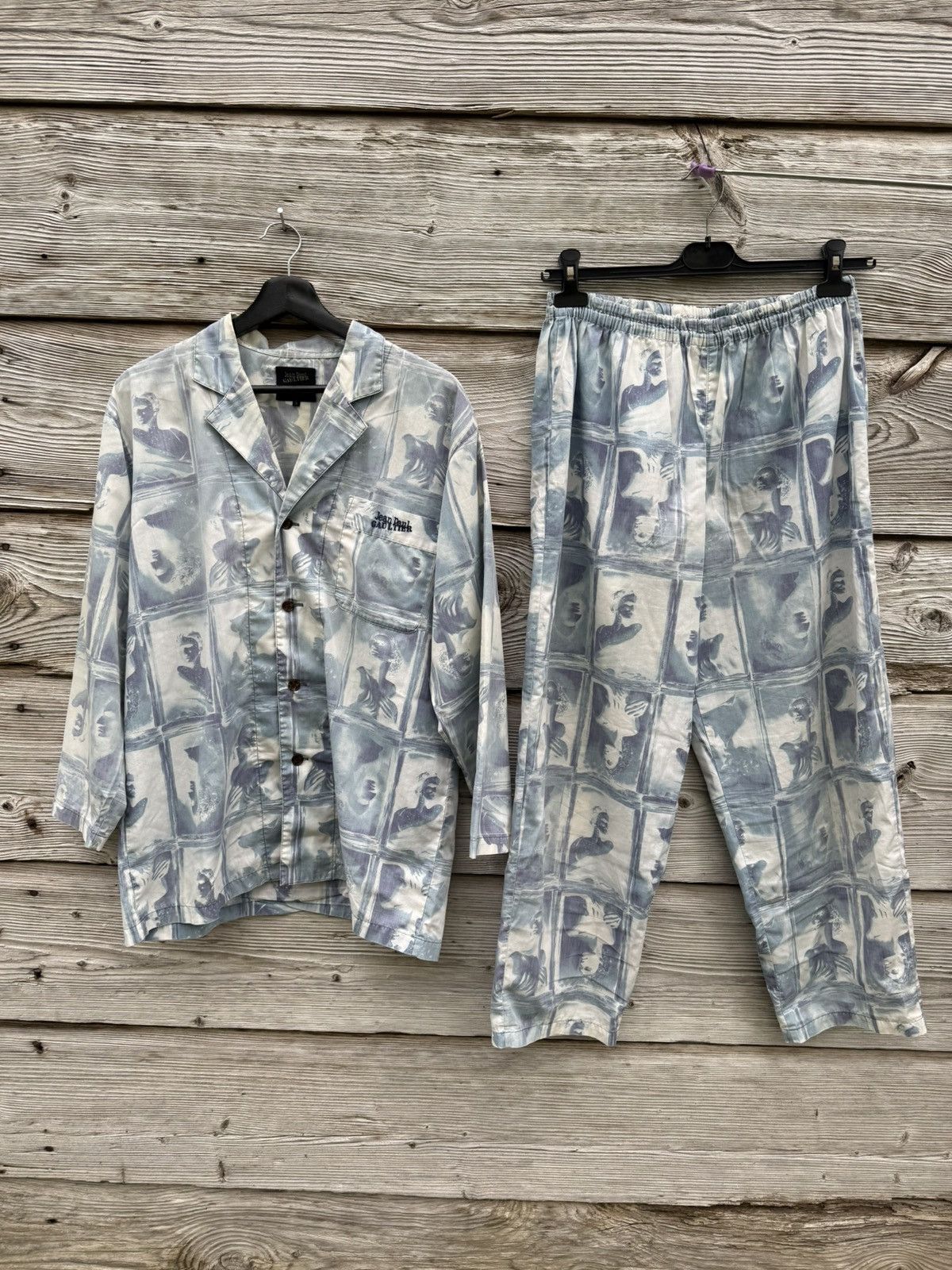 Jean Paul Gaultier Vintage Jean Paul Gaultier Sculptures AOP Pyjama Set Size US M / EU 48-50 / 2 - 3 Thumbnail