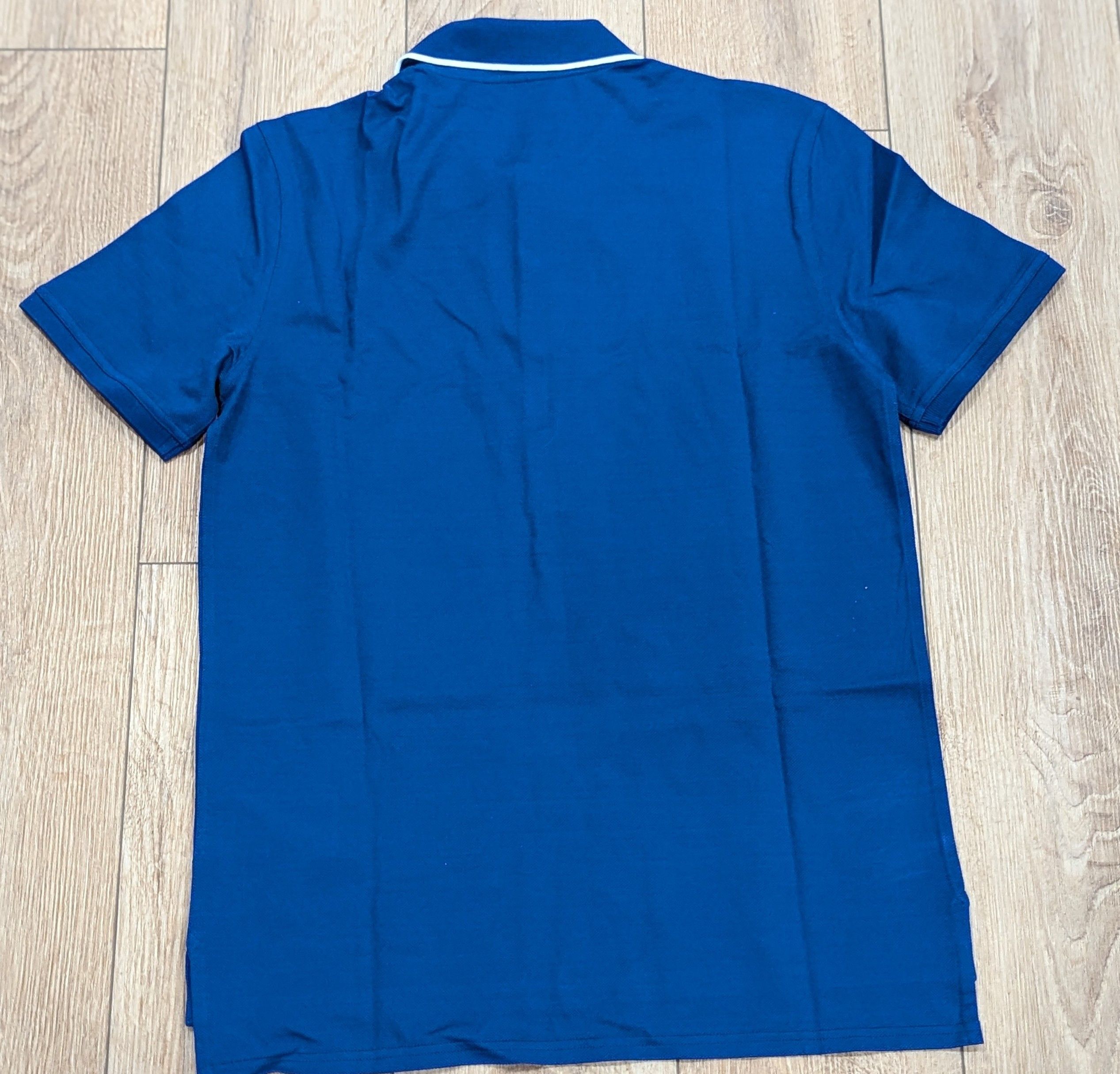 Givenchy GIVENCHY Cotton Pique Polo Shirt Electric Blue Medium Size US M / EU 48-50 / 2 - 4 Thumbnail