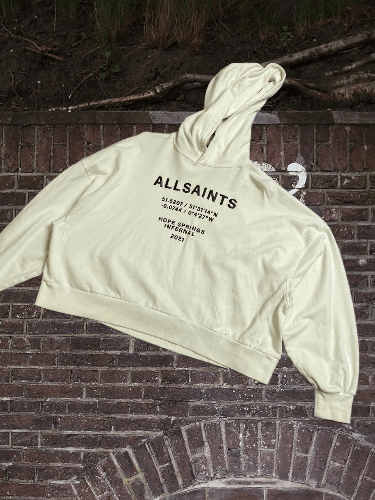 Allsaints × Vintage Allsaints Womens Femme Talie Oversized Hoodie Size S / US 4 / IT 40 - 1 Thumbnail