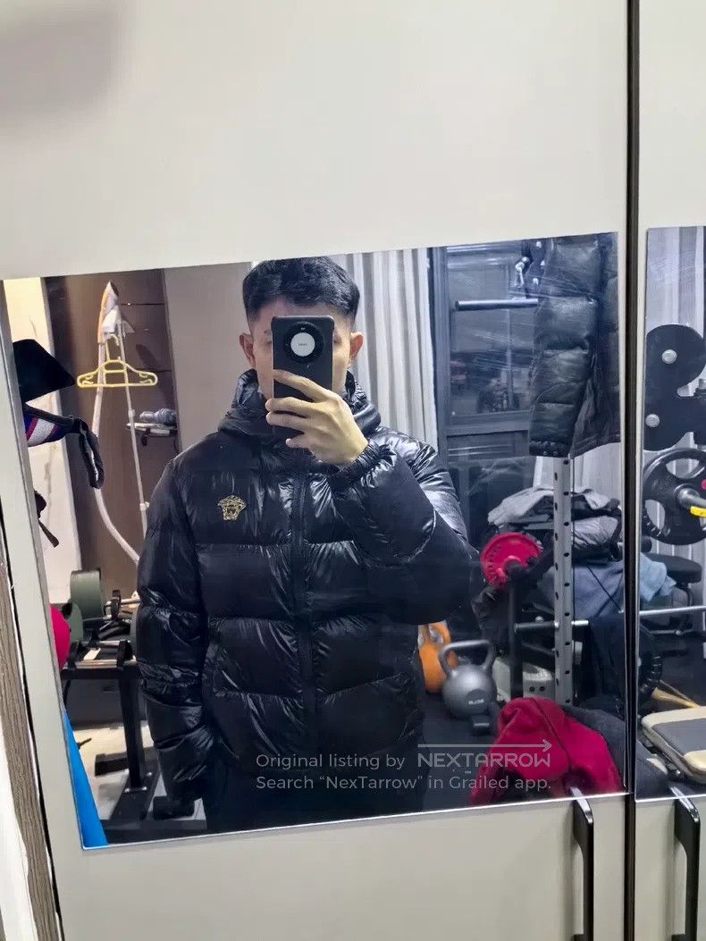 Versace Versace Bright leather thick hooded down jacket Size US M / EU 48-50 / 2 - 8 Thumbnail