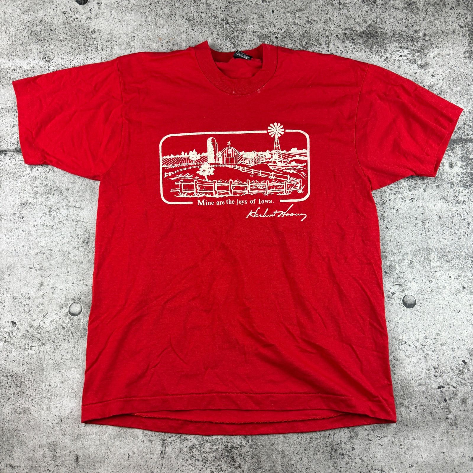 Vintage Vintage Mine Are The Joys Of Iowa Shirt Size Large Size US L / EU 52-54 / 3 - 2 Thumbnail