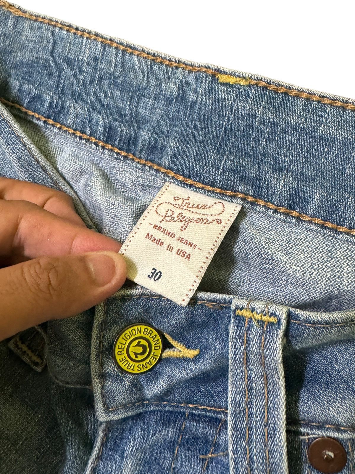 True Religion Mini Flare TRUE RELIGION Boot Cut Denim Size US 32 / EU 48 - 9 Thumbnail
