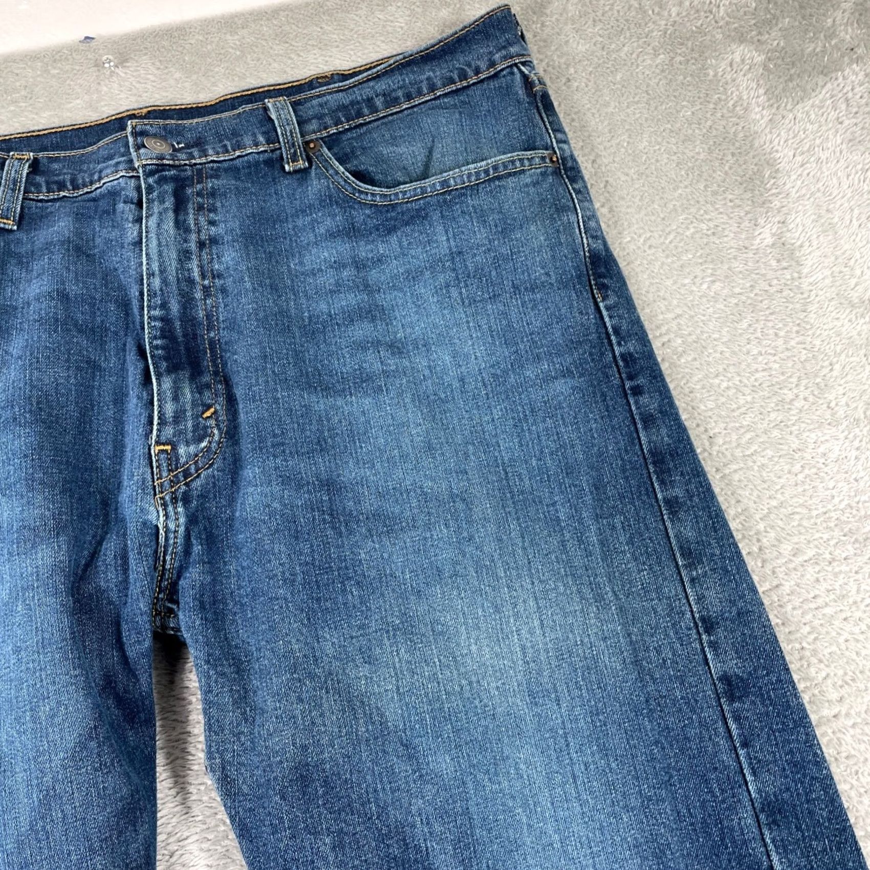 Levi's Levi'S 505 Jeans Mens Blue Denim Straight Leg - Pre-Owned - Medium Size US 38 / EU 54 - 3 Thumbnail