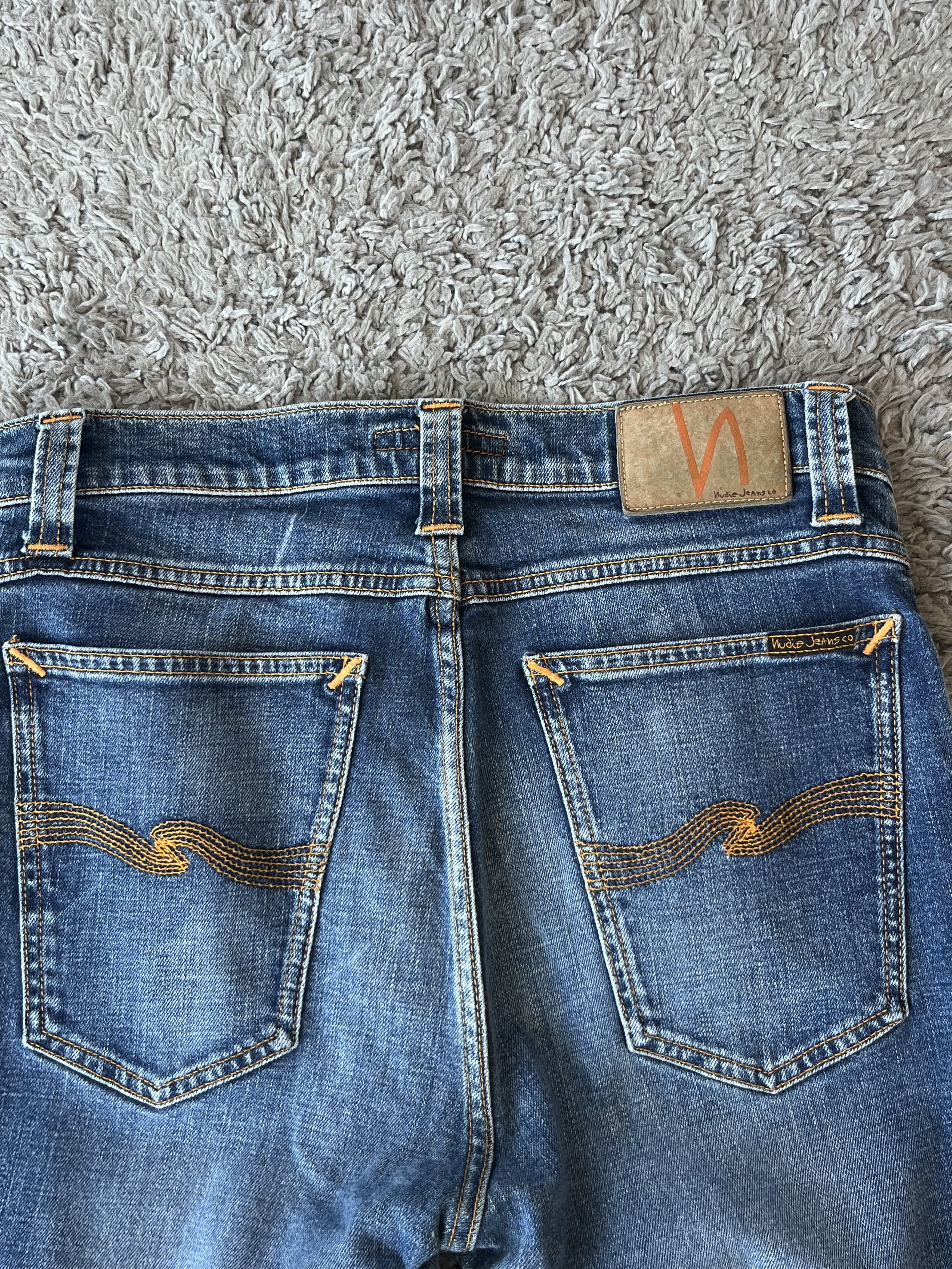 Nudie Jeans NUDIE JEANS Slim Fit Elastic Material Blue Color Size 32" / US 10 / IT 46 - 6 Thumbnail