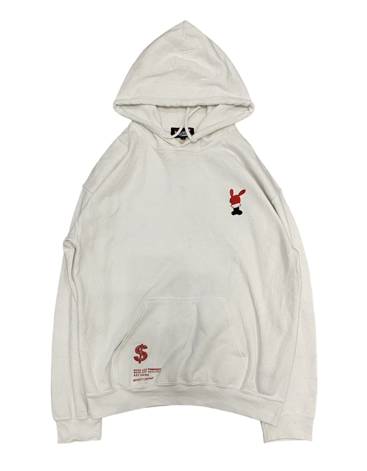 image of Phenomenon x Skoloct Kanez Tokyo X Skoloct Hoddie in White, Men's (Size Medium)