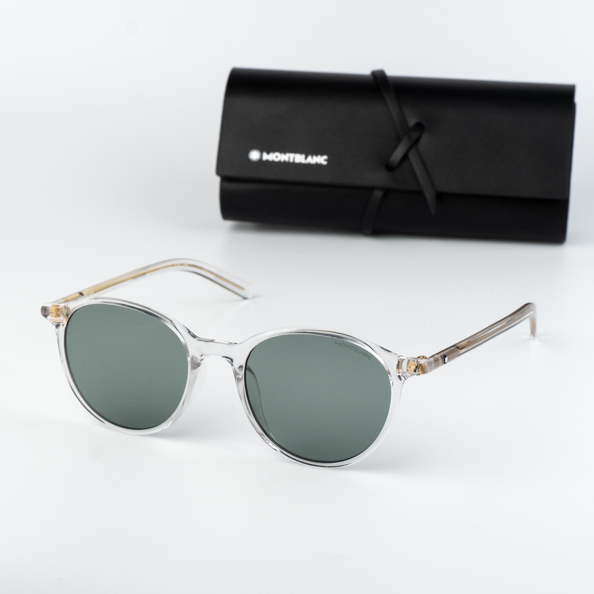 Montblanc Montblanc Men Sunglasses Round MB0326SA 004 NEW AUTHENTIC Size ONE SIZE - 1 Thumbnail