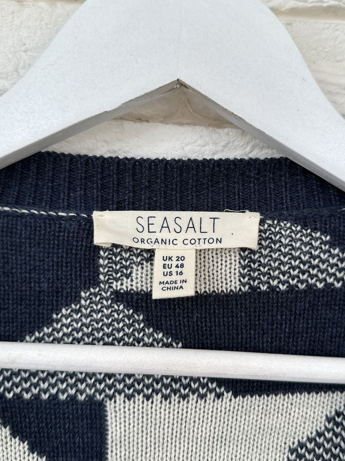 Designer Seasalt Organic Cotton Cardigan Sweater Jumper US 16 Size XXL / US 16-18 / IT 52-54 - 5 Thumbnail