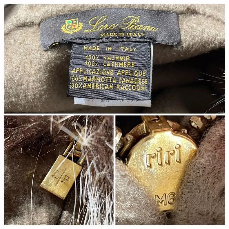 Loro Piana LORO PIANA Cashmere cap cloak with fur trim Size M / US 6-8 / IT 42-44 - 6 Thumbnail