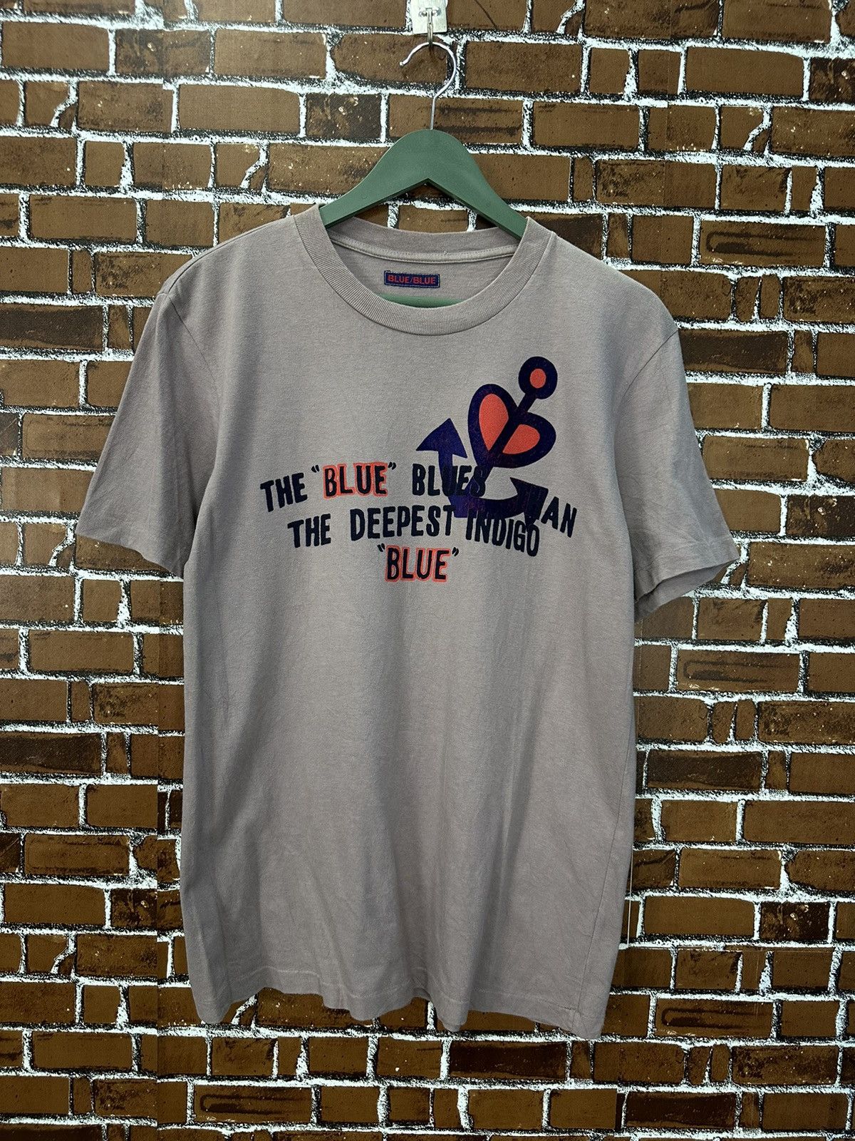 Blue Blue Japan Vintage Blue Blue Japan Tshirt A946 Size US M / EU 48-50 / 2 - 1 Thumbnail