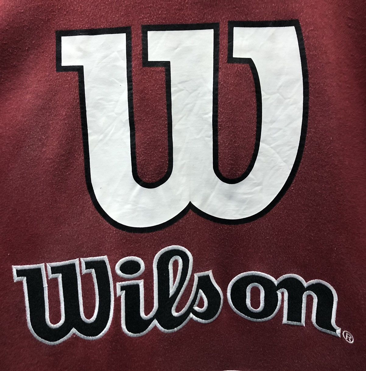 Wilson Wilson USA Chicago Colorblock Hoodie - Maroon/Black Size US L / EU 52-54 / 3 - 3 Thumbnail