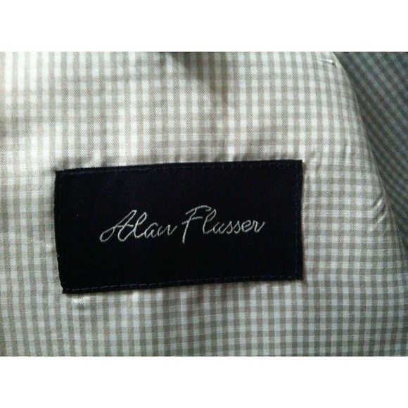 Alan Flusser ALAN FLUSSER MENS NEW COTTON SPORT COAT JACKET BLAZER 44L Size 44L - 3 Thumbnail