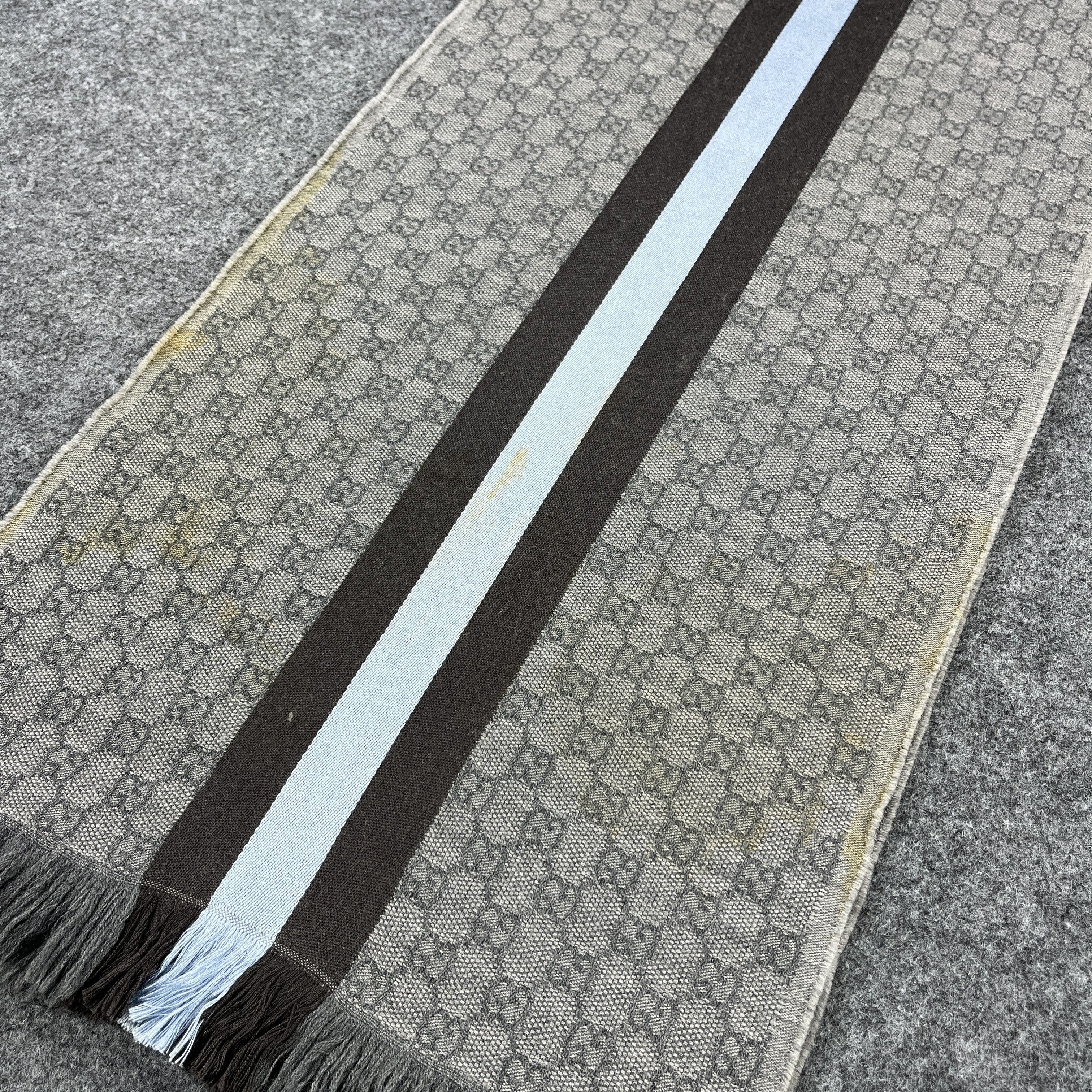 Gucci × Vintage Gucci Scarf / Muffler / Neckwear T1498 Size ONE SIZE - 15 Thumbnail