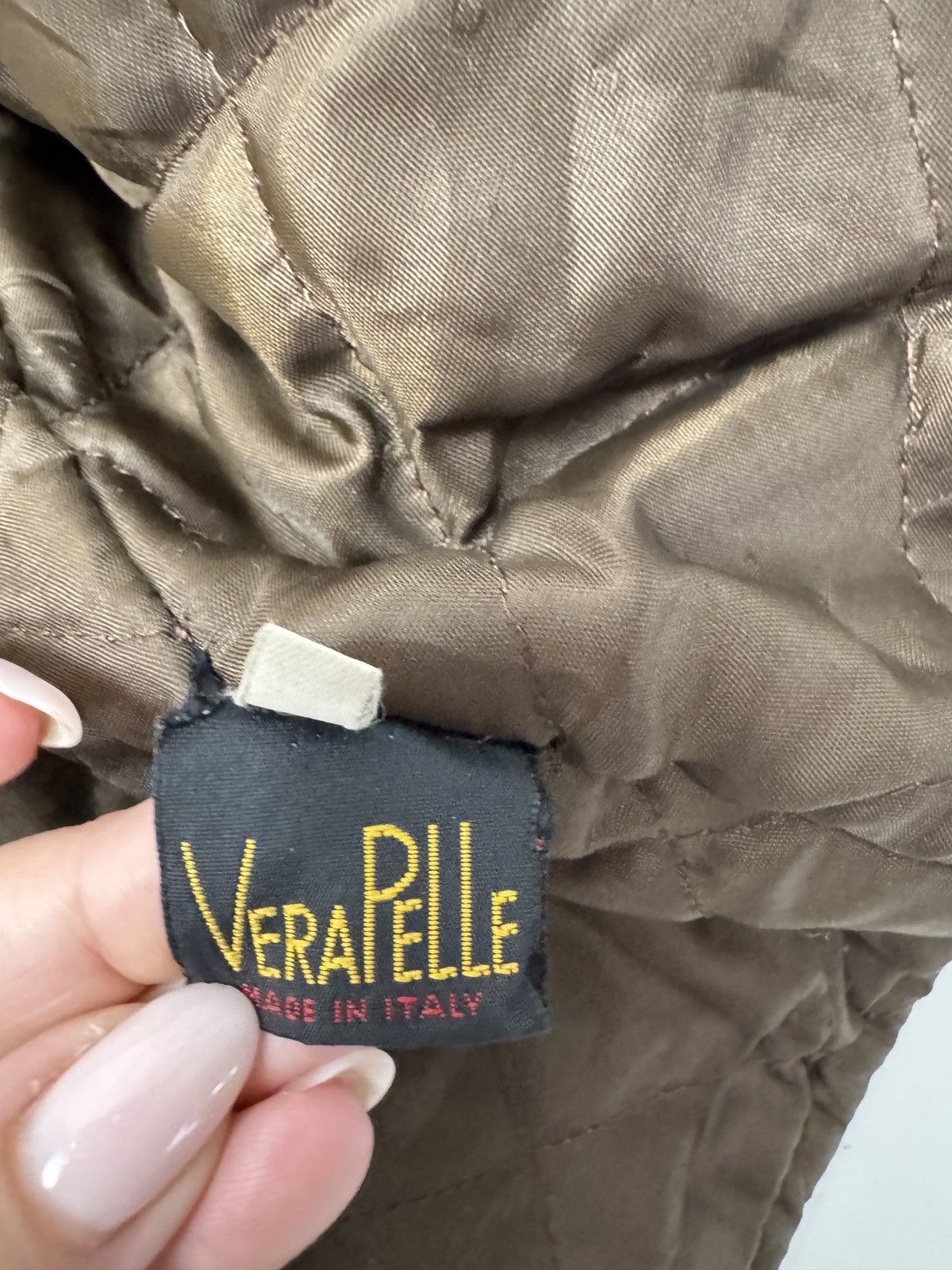 Vera Pelle Vintage Leder Jacke Herren Size US XL / EU 56 / 4 - 9 Thumbnail