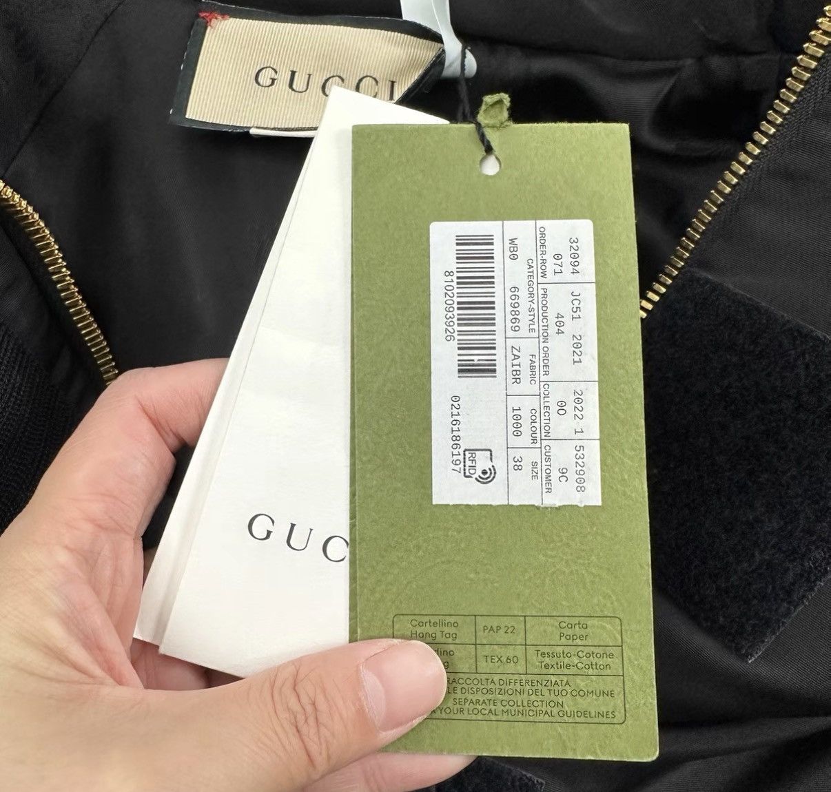 Gucci Gucci Gold Thread Embroidered Logo Hooded Cotton Jacket K12 Size XS / US 0-2 / IT 36-38 - 8 Thumbnail