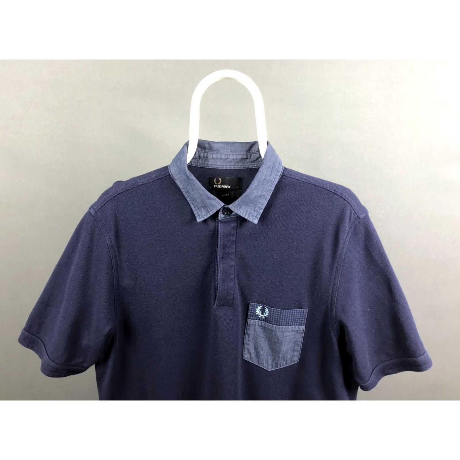 Fred Perry Fred Perry Shirt Mens L Blue Men Polo Size Cotton Short Sleeve Size US L / EU 52-54 / 3 - 4 Thumbnail