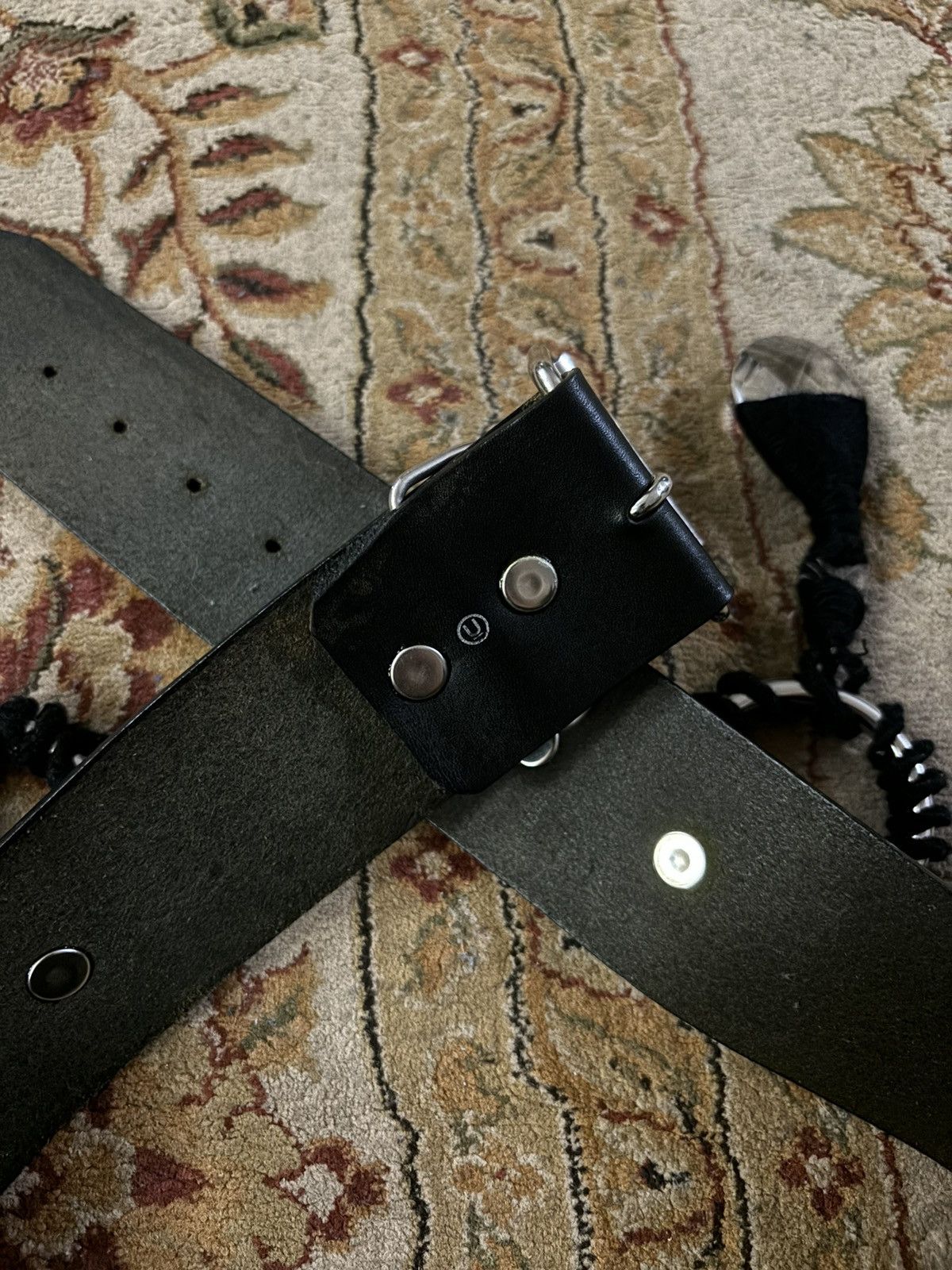 Undercover Undercover FW06 “Guruguru” Hanging Crystal Bondage Ring Belt Size ONE SIZE - 2 Thumbnail