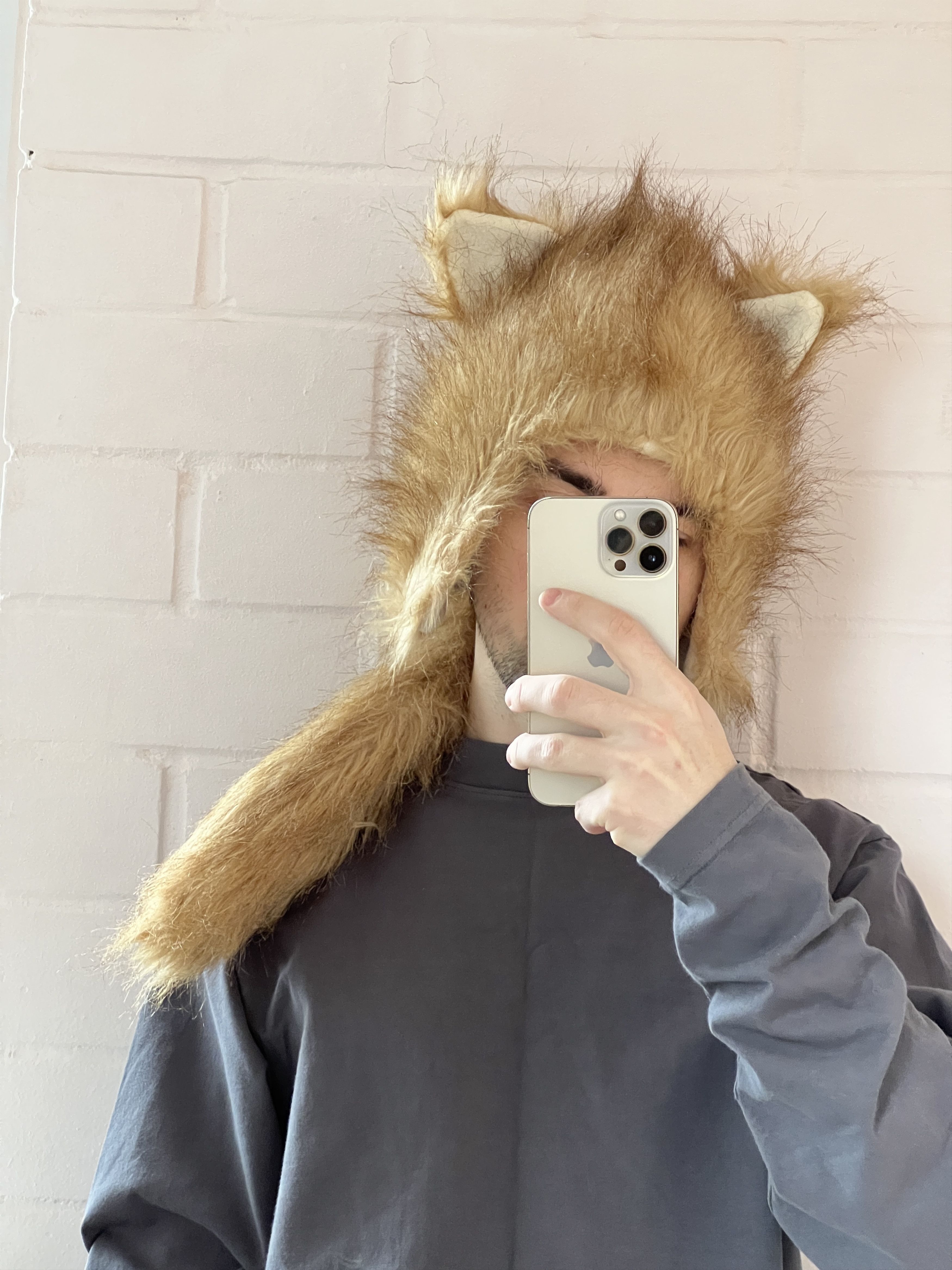 Robin Ruth Y2K Robin Ruth Furry Hat Fox Ears With Tail Faux Fur Size ONE SIZE - 2 Thumbnail