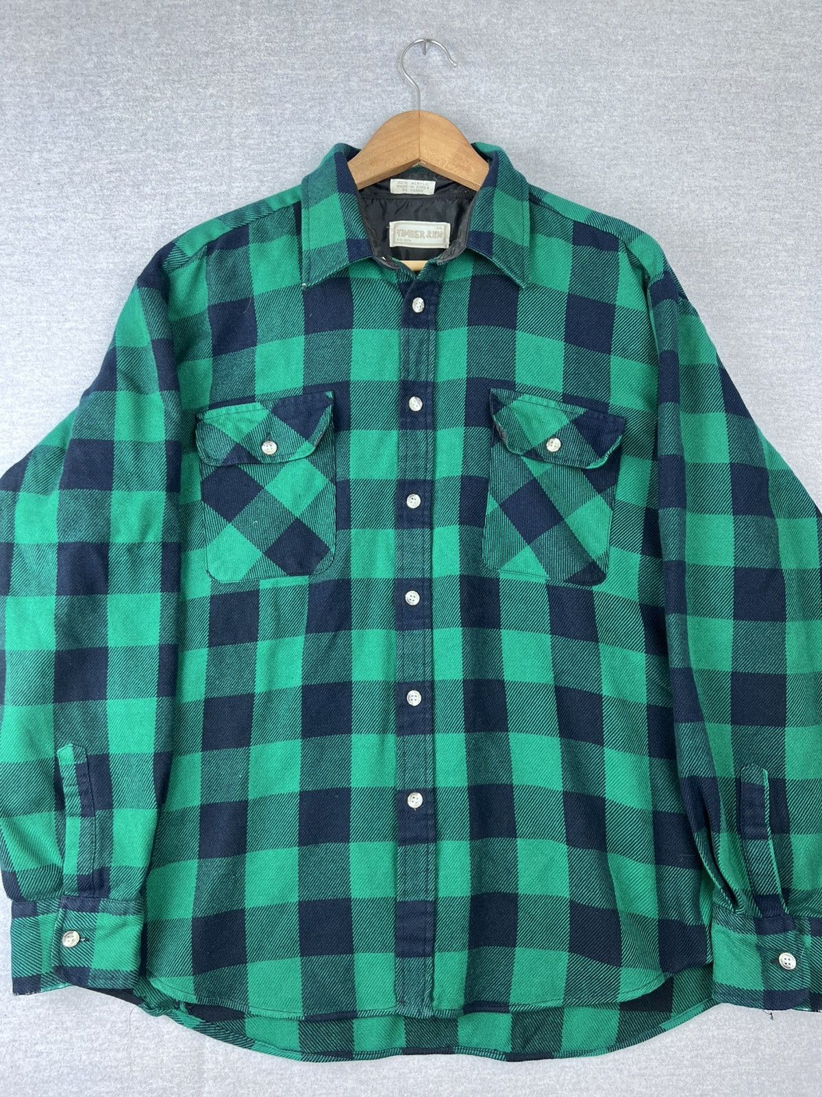 Vintage Vintage 80s 90s Timber Run Plaid Flannel Shirt Mens XXL Size US XXL / EU 58 / 5 - 3 Thumbnail
