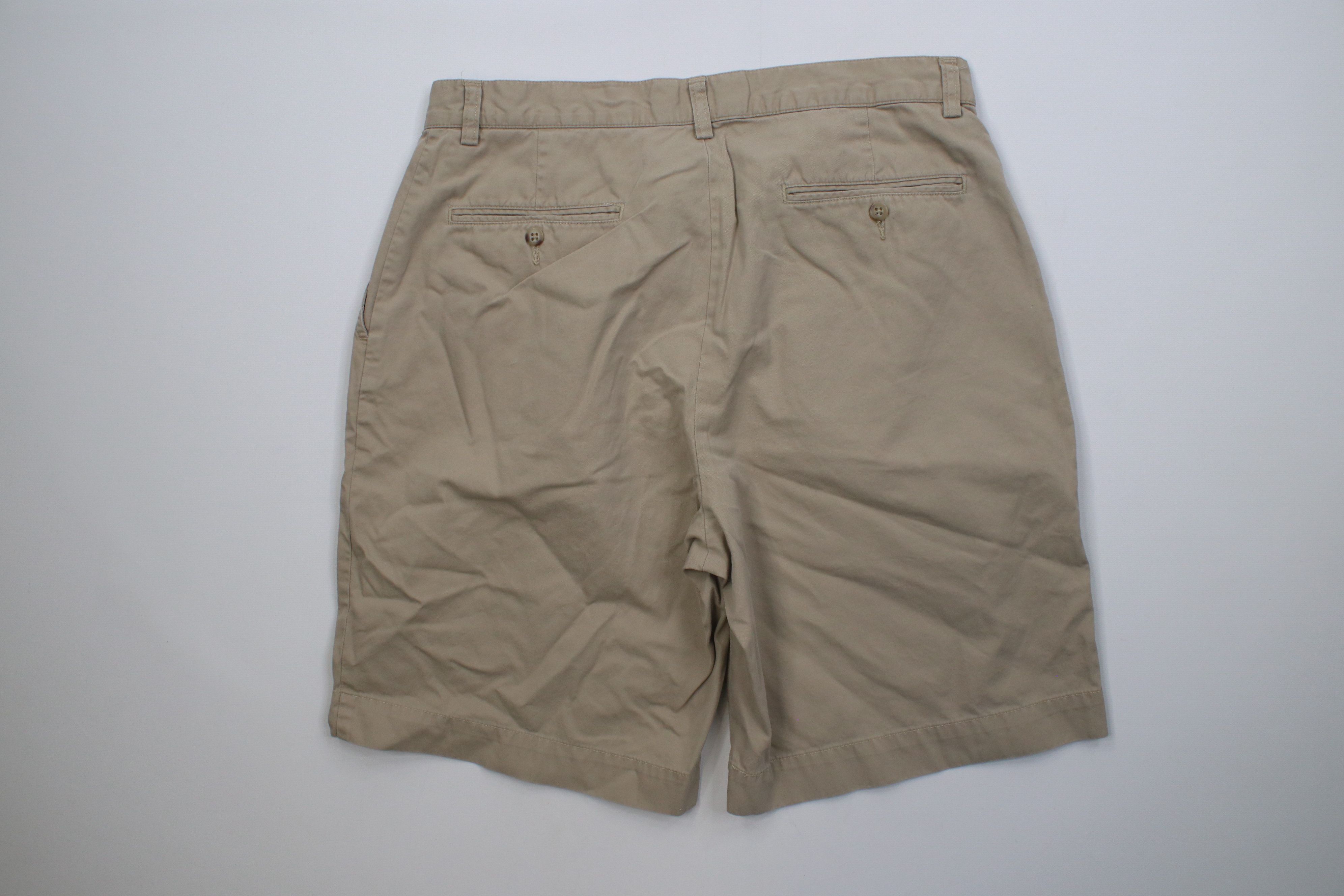 Polo Ralph Lauren Vintage 90s Ralph Lauren Chino Golf Shorts Cotton Khaki Size US 32 / EU 48 - 8 Thumbnail