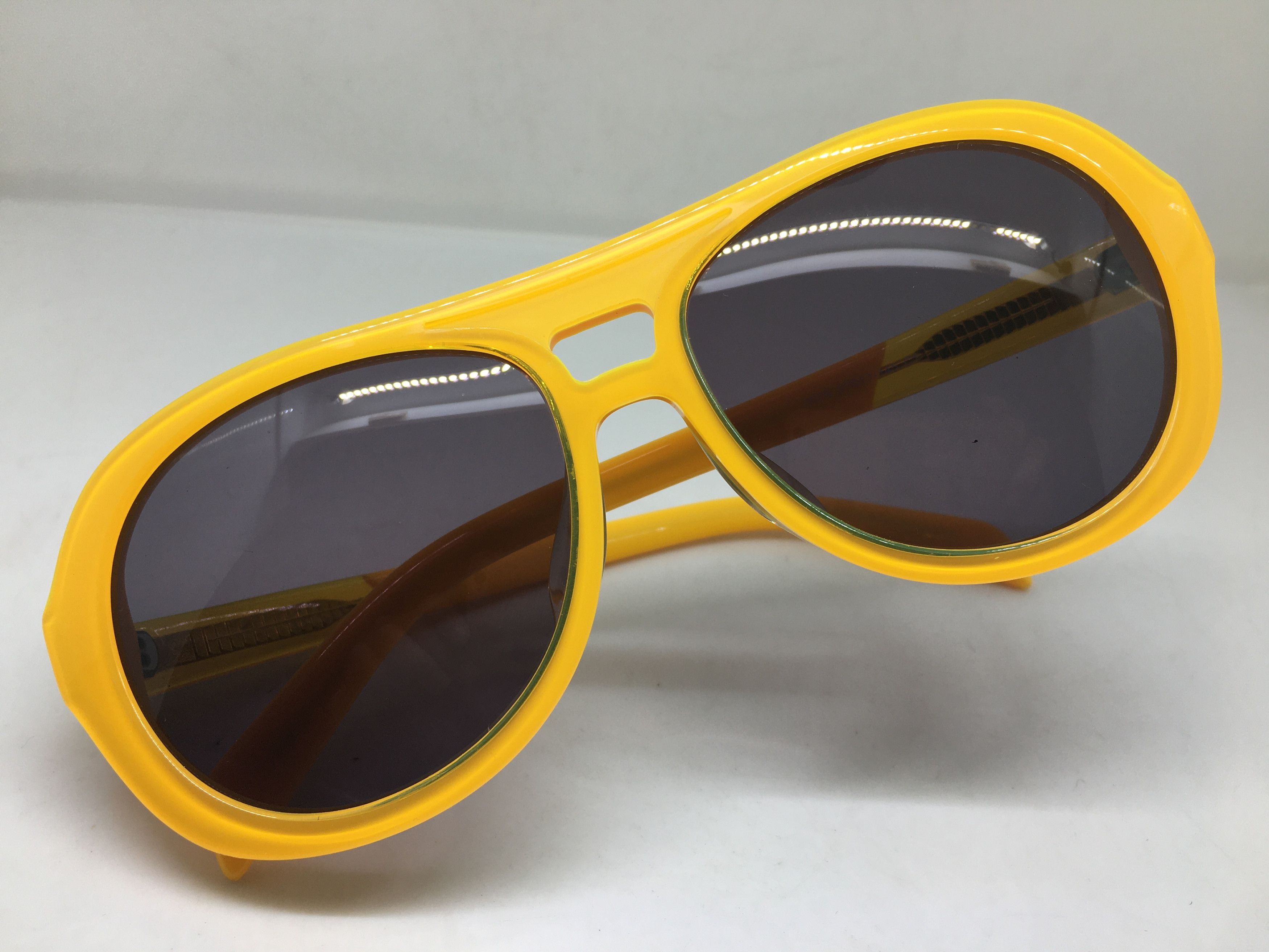 Other MIZUNO Yellow Aviator Sunglasses Frame Pilot Size ONE SIZE - 7 Thumbnail