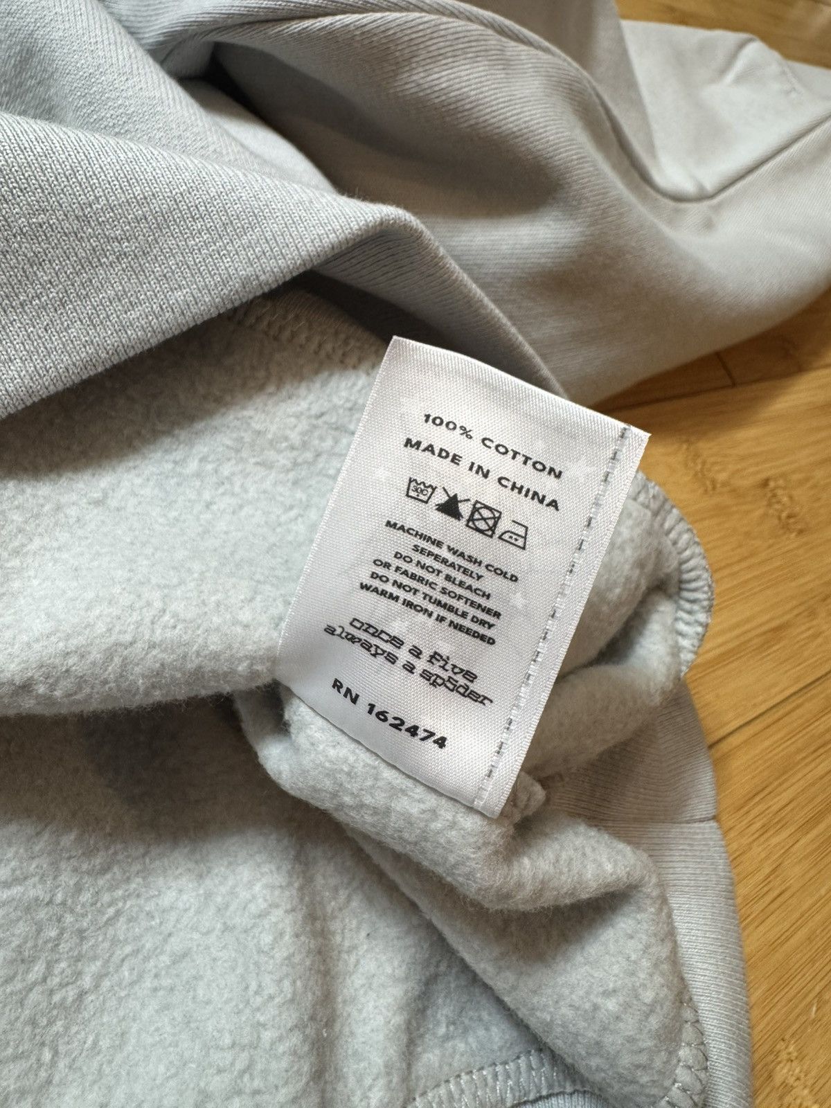 Sp5der Sp5der Tonal Punk V2 Hoodie Grey - Size Large Size US L / EU 52-54 / 3 - 9 Thumbnail