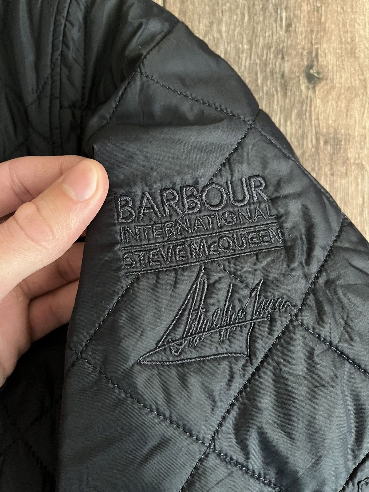 Barbour Barbour Steve McQueen Jeffries Navy Quilted USA Logo Jacket Size US M / EU 48-50 / 2 - 12 Thumbnail