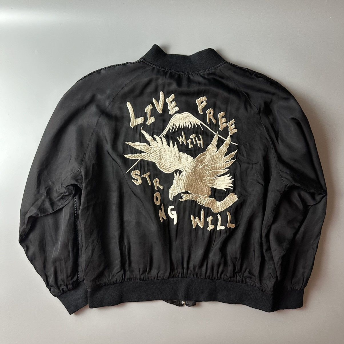 Comme des Garcons Comme des Garcons “live free with strong will” bomber jacket Size US L / EU 52-54 / 3 - 2 Thumbnail