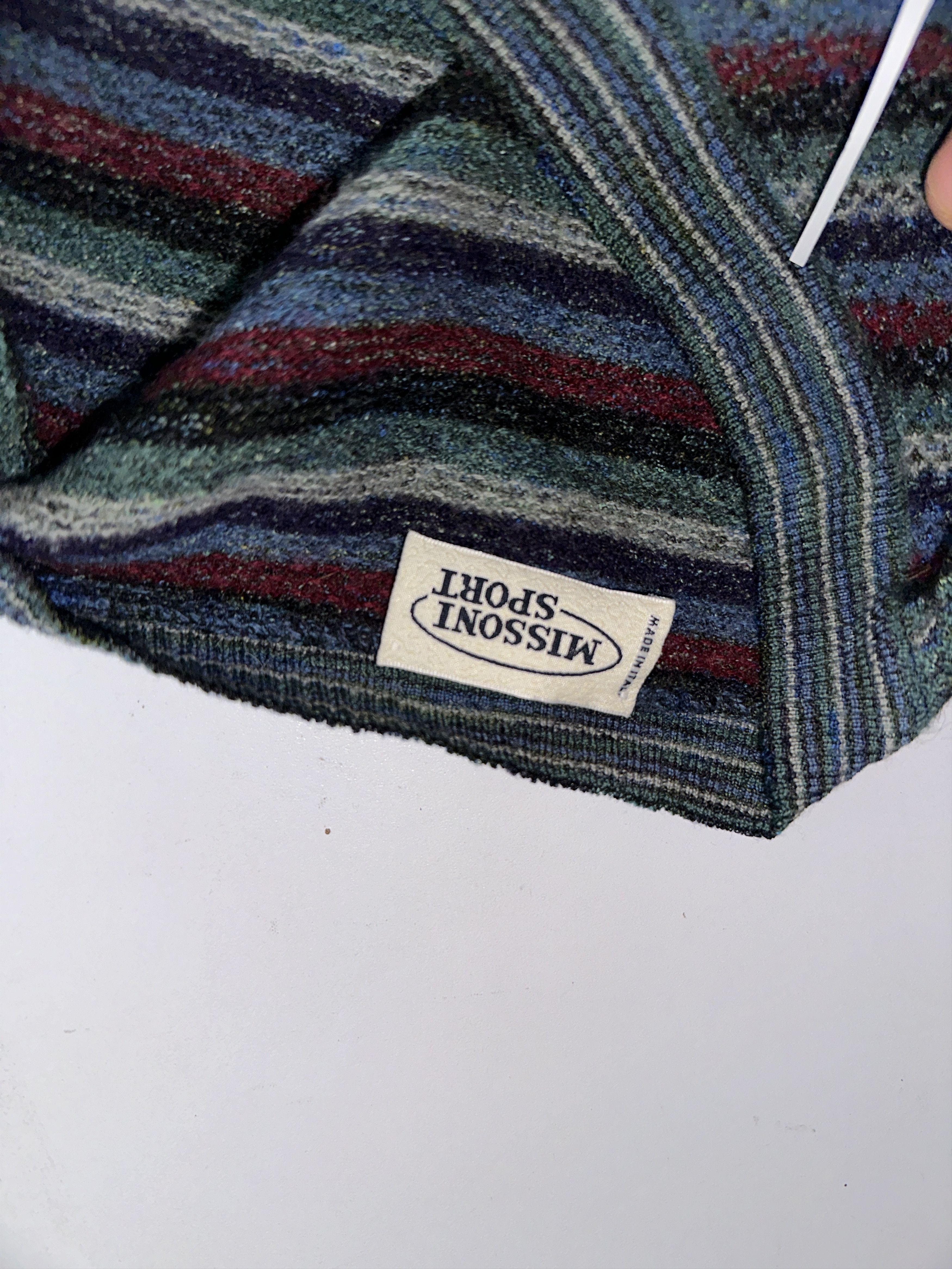 Missoni Missoni Sport Rainbow 3D Striped Pullover Cosby Size 54 L Size US L / EU 52-54 / 3 - 12 Thumbnail