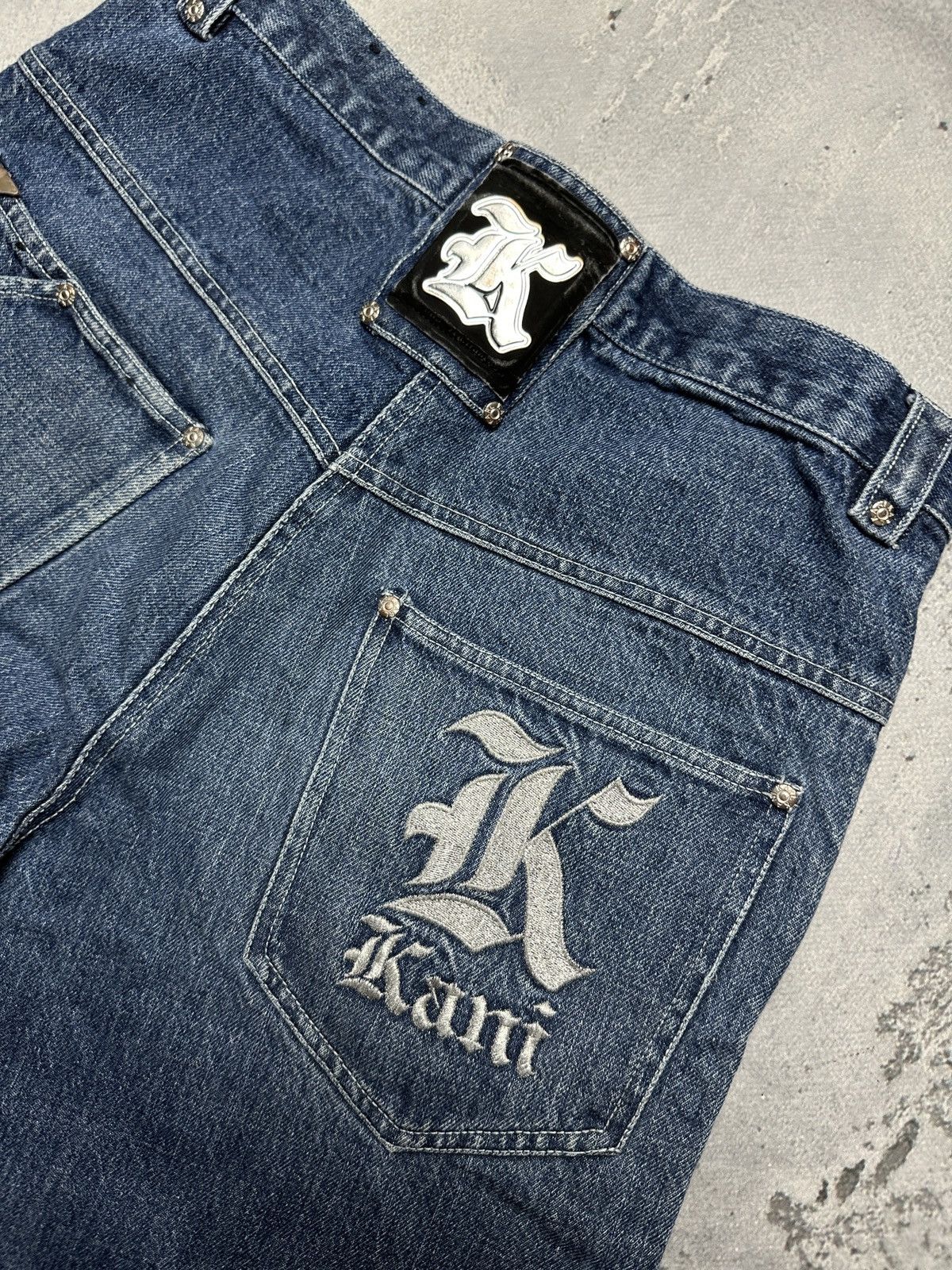 Rare Design Karl Kani Vintage 90s Rap Jeans Wide Pants y2k