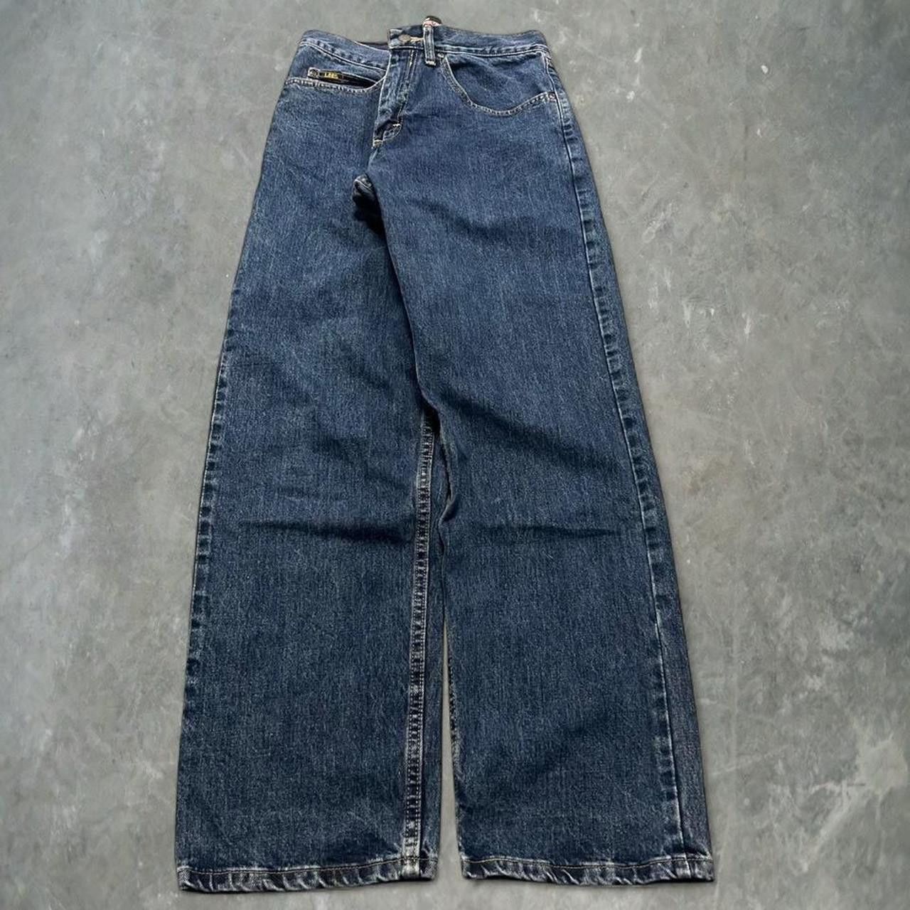 Vintage Crazy Vintage Y2K/2000s Grunge Dark Wash Denim Jeans! Size US 32 / EU 48 - 1 Thumbnail