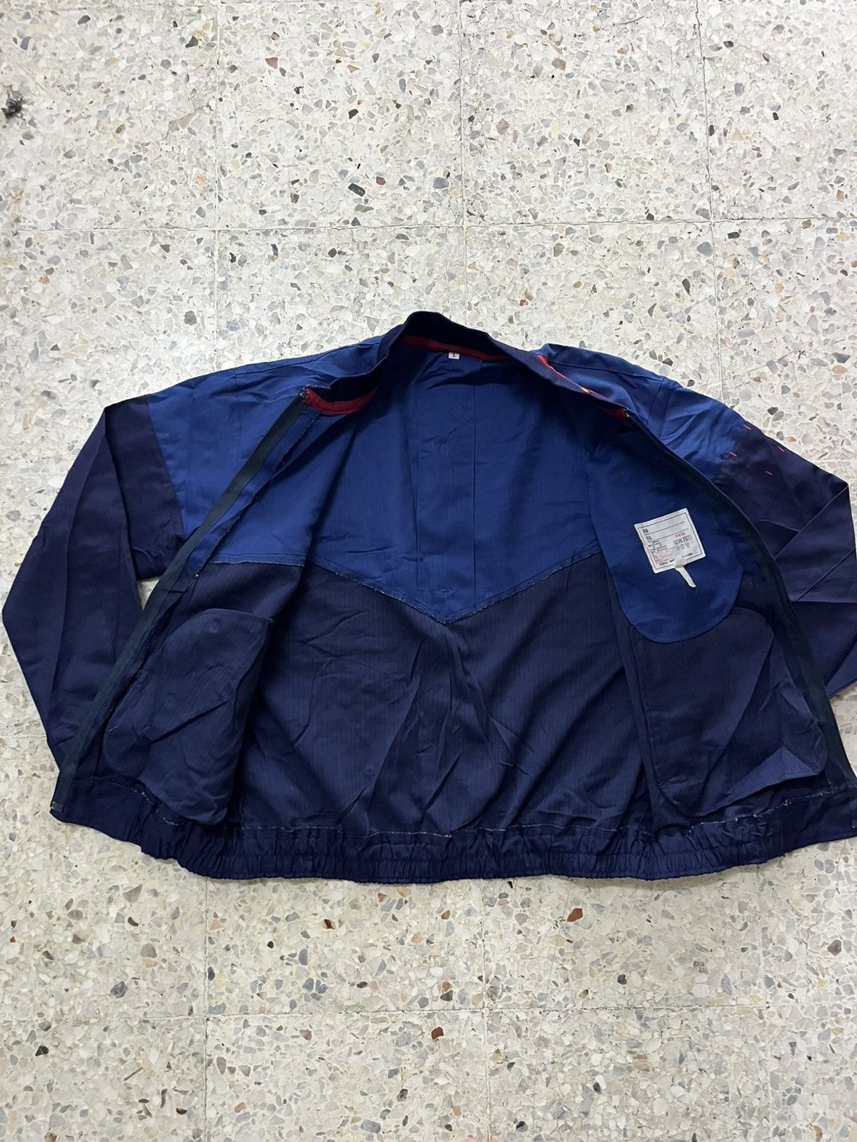 Japanese Brand ENEOS Japan Jacket Navy Red Stripe Racing Uniform Vintage Size US L / EU 52-54 / 3 - 7 Thumbnail