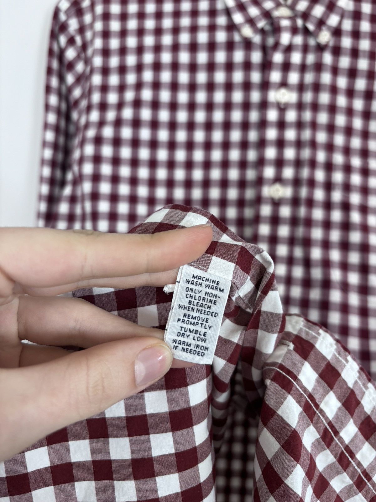 Ralph Lauren Ralph Lauren Vintage Men’s Gingham Check Long Sleeve Shirt Size US M / EU 48-50 / 2 - 11 Thumbnail