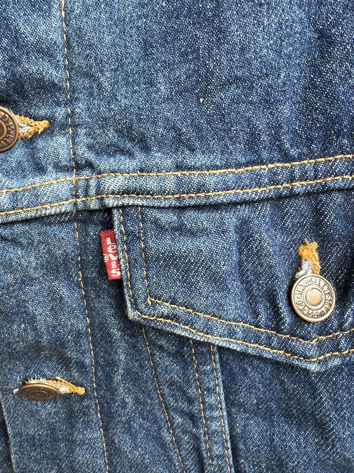 Levi's Vintage 90s Levi’s 70506 Blanket Denim Trucker Jacket Size US M / EU 48-50 / 2 - 8 Thumbnail