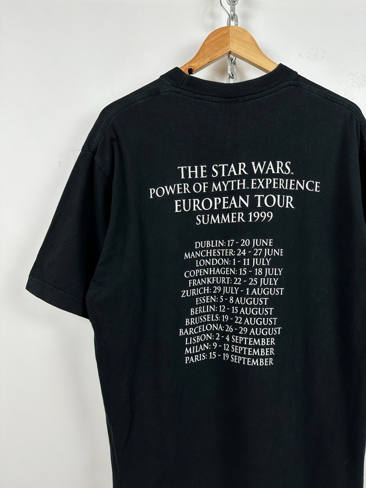 Star Wars 1999 Vintage Star Wars Episode 1 Power Of Myth Tour T-Shirt Size US XL / EU 56 / 4 - 10 Thumbnail