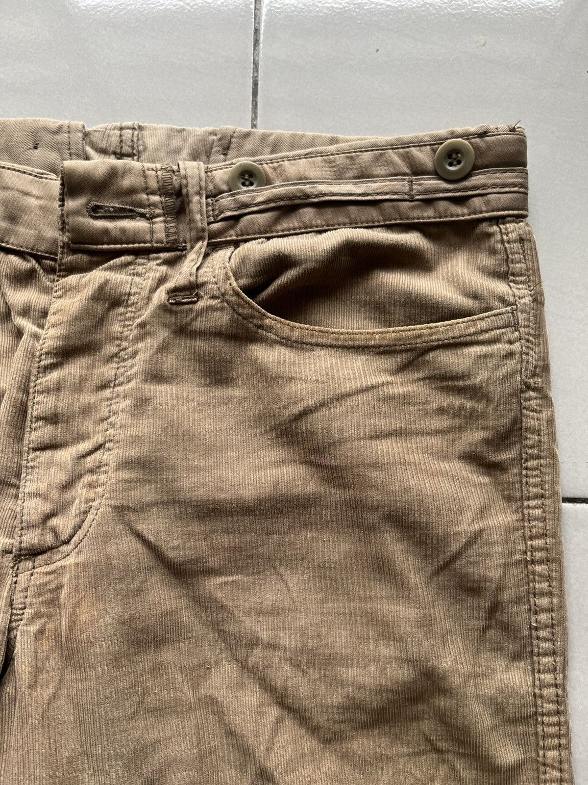 CABANE de ZUCCa Vintage 2006 Cabane De Zucca Army Corduroy Pant Size US 30 / EU 46 - 4 Thumbnail