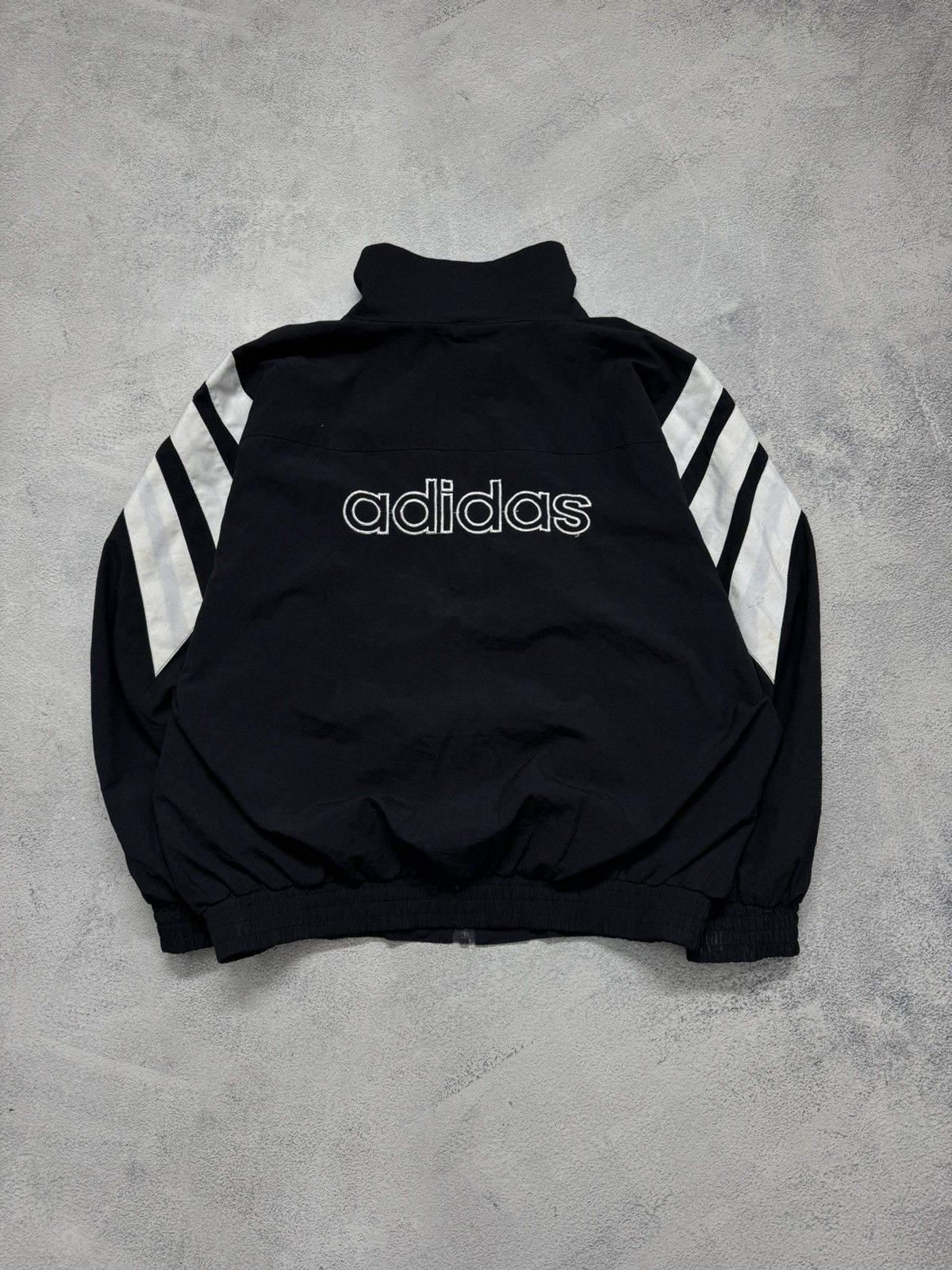 Adidas Vintage Y2k Adidas Nylon Logo Jacket 90’s Size US S / EU 44-46 / 1 - 3 Thumbnail